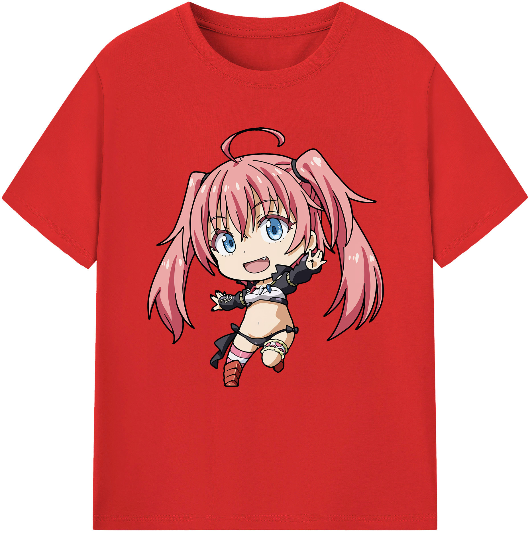 （画像用） 転スラ Regarding Reincarnated to Slime レディースカジュアルプリントTシャツ（綿100％）