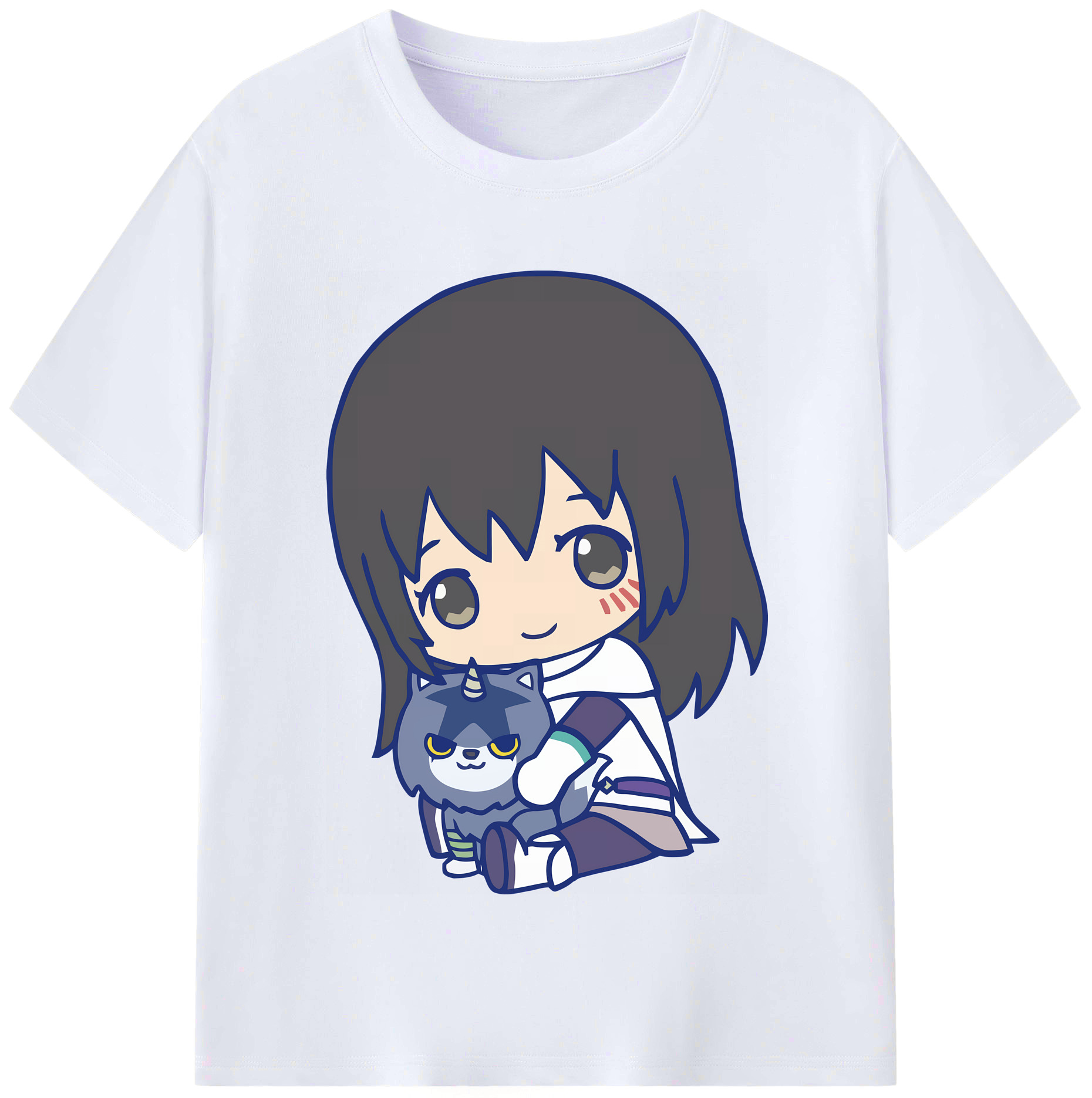 （画像用） 転スラ Regarding Reincarnated to Slime レディースカジュアルプリントTシャツ（綿100％）