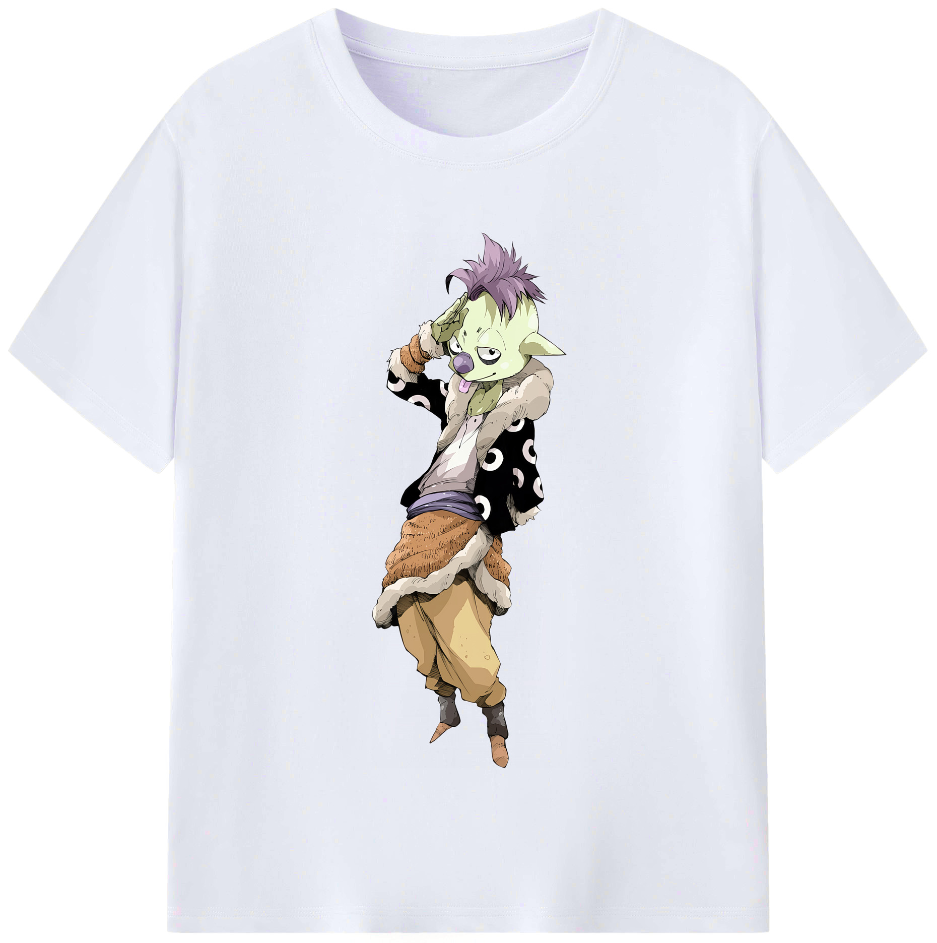 （画像用） 転スラ Regarding Reincarnated to Slime レディースカジュアルプリントTシャツ（綿100％）