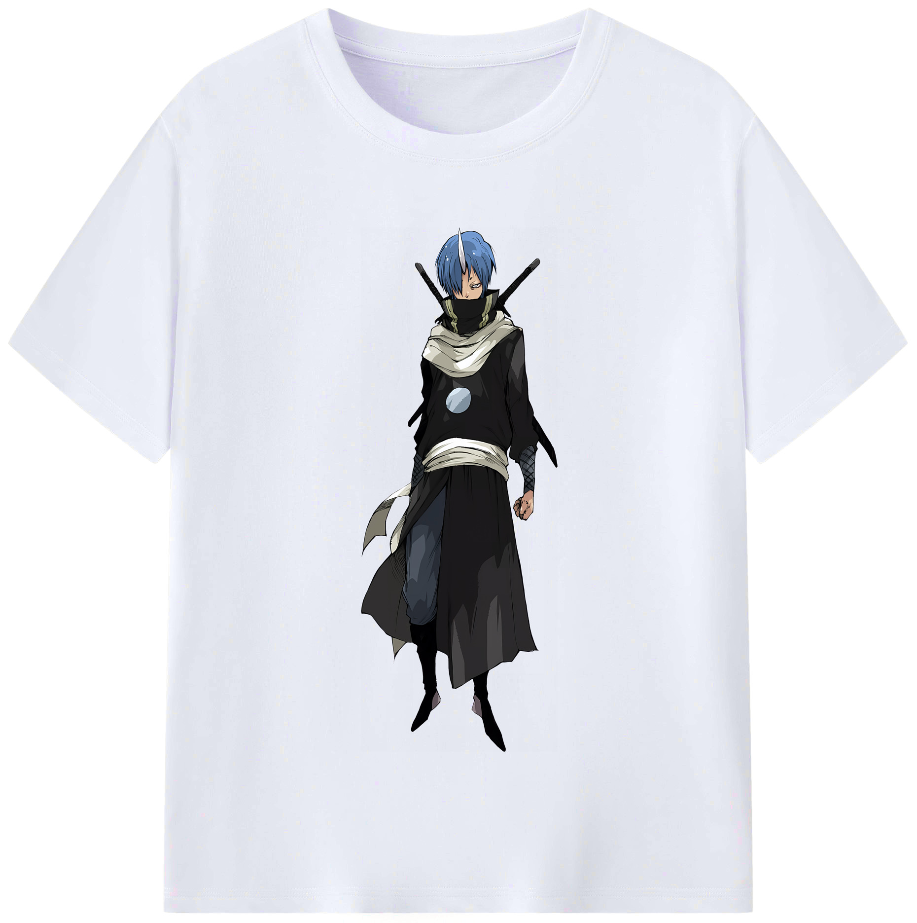 （画像用） 転スラ Regarding Reincarnated to Slime レディースカジュアルプリントTシャツ（綿100％）