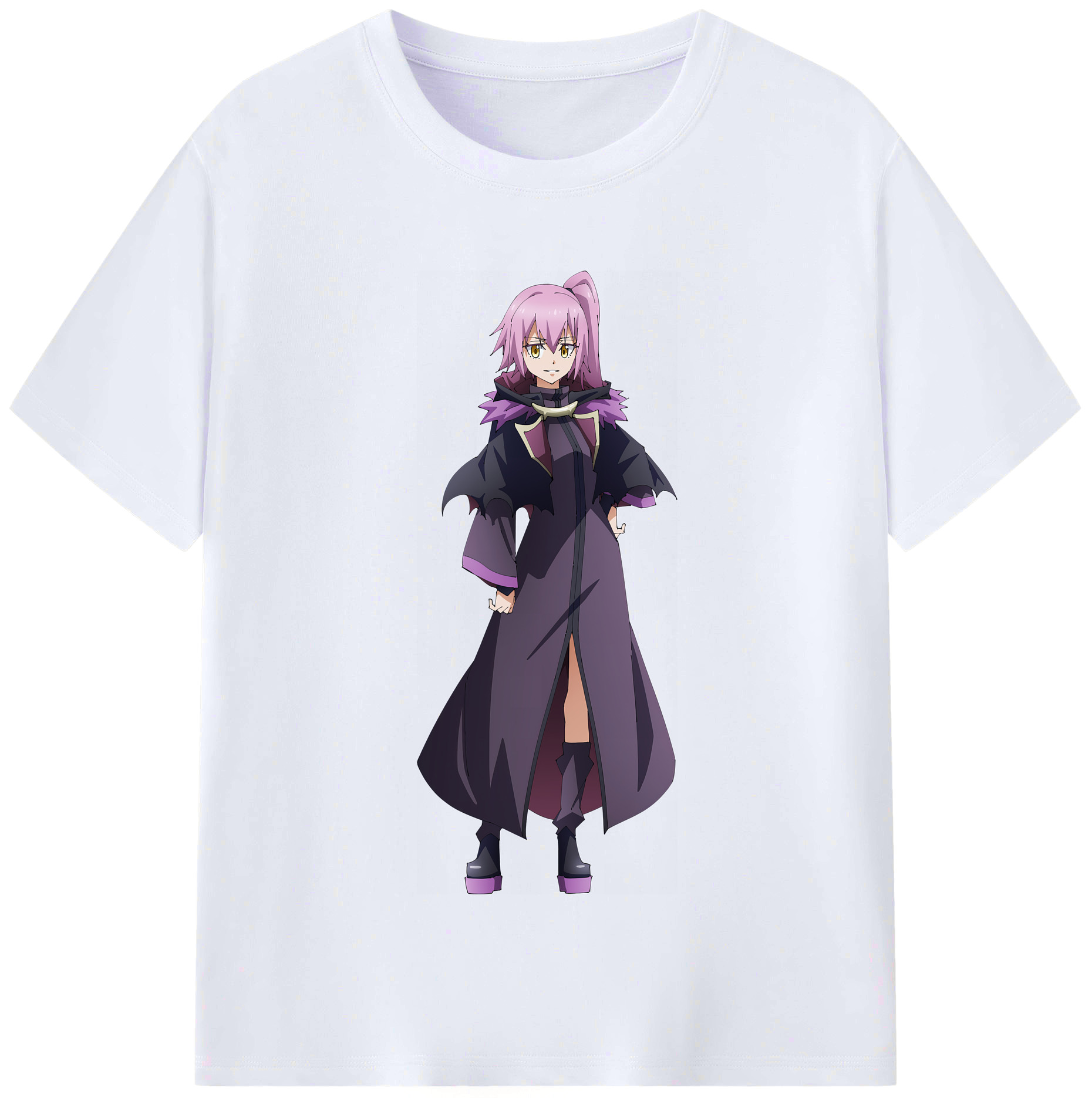 （画像用） 転スラ Regarding Reincarnated to Slime レディースカジュアルプリントTシャツ（綿100％）