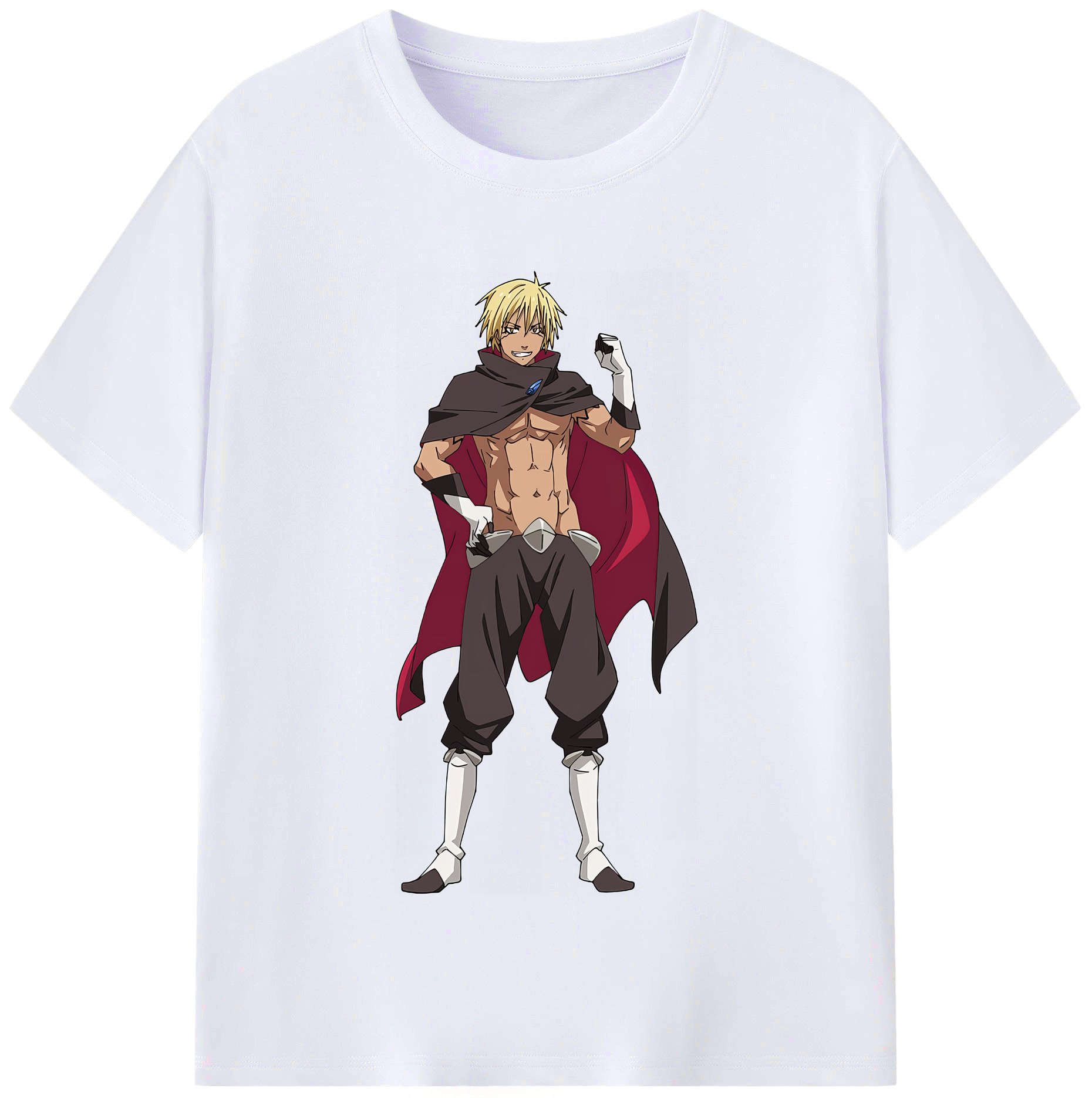 （画像用） 転スラ Regarding Reincarnated to Slime レディースカジュアルプリントTシャツ（綿100％）