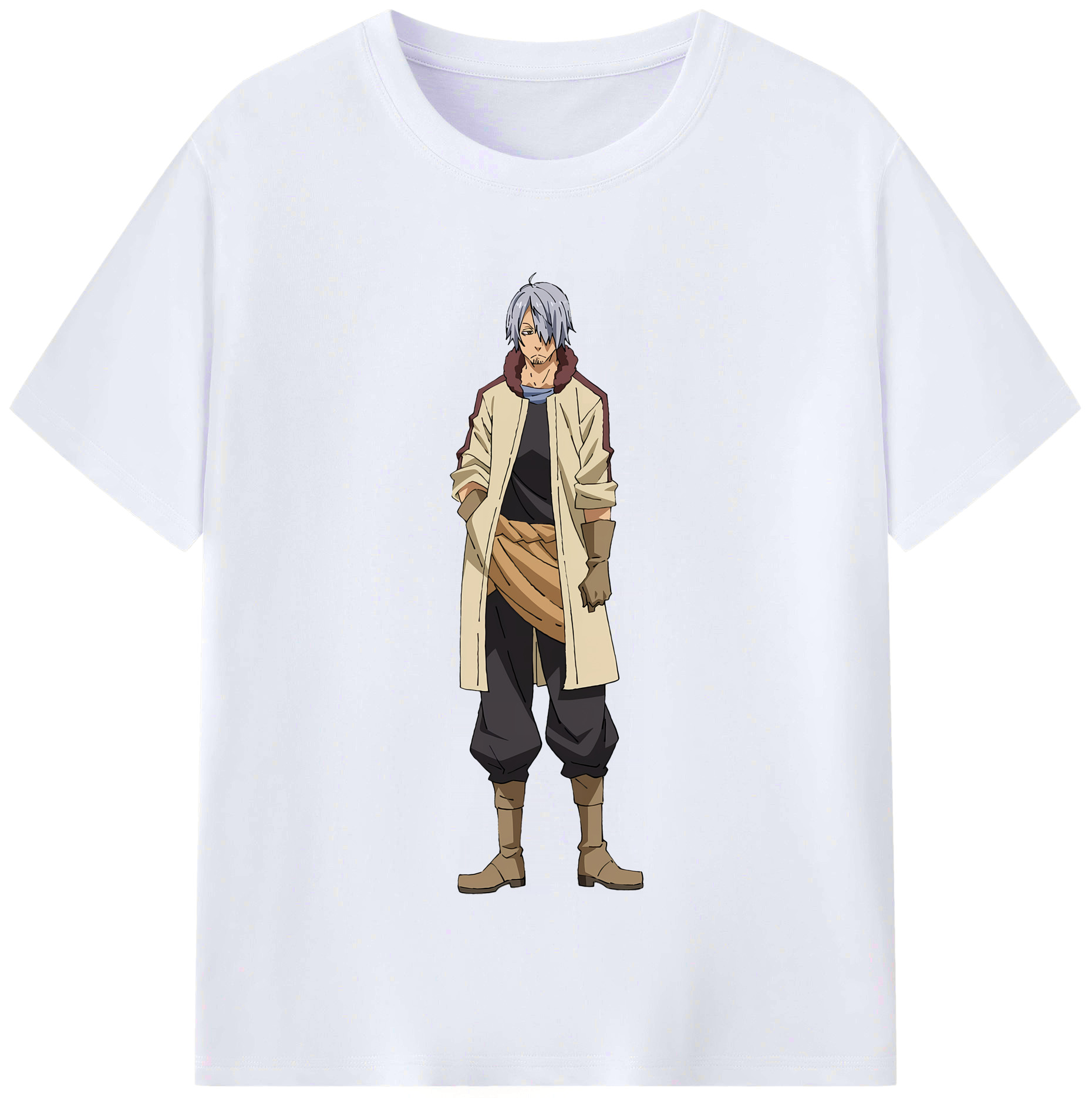 （画像用） 転スラ Regarding Reincarnated to Slime レディースカジュアルプリントTシャツ（綿100％）