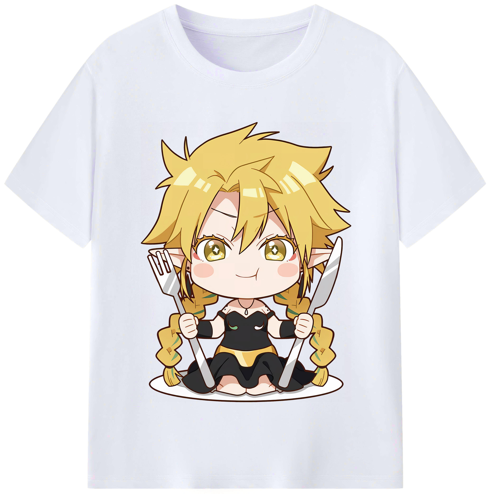 （画像用） 転スラ Regarding Reincarnated to Slime レディースカジュアルプリントTシャツ（綿100％）