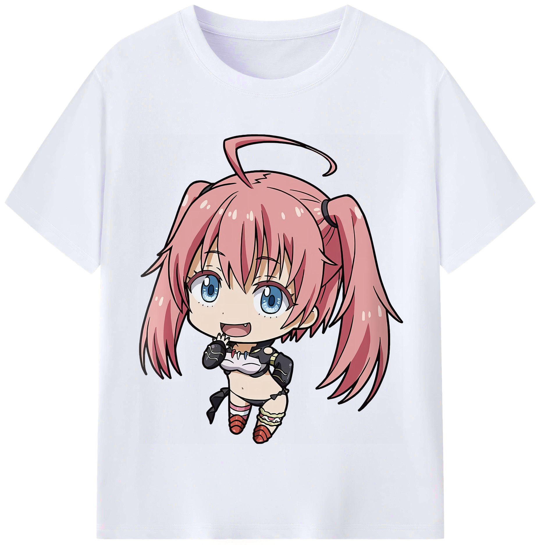 （画像用） 転スラ Regarding Reincarnated to Slime レディースカジュアルプリントTシャツ（綿100％）