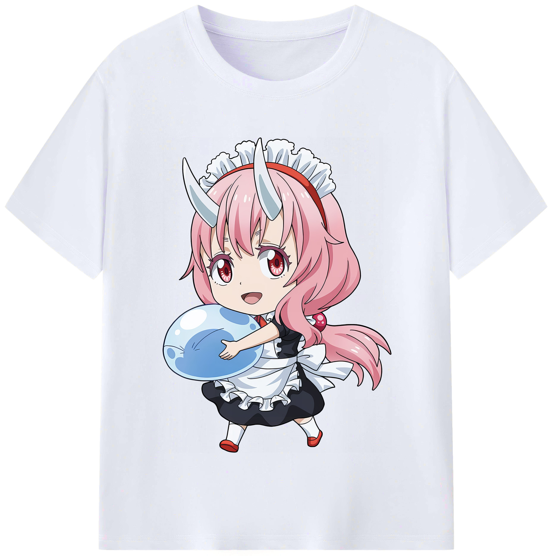 （画像用） 転スラ Regarding Reincarnated to Slime レディースカジュアルプリントTシャツ（綿100％）