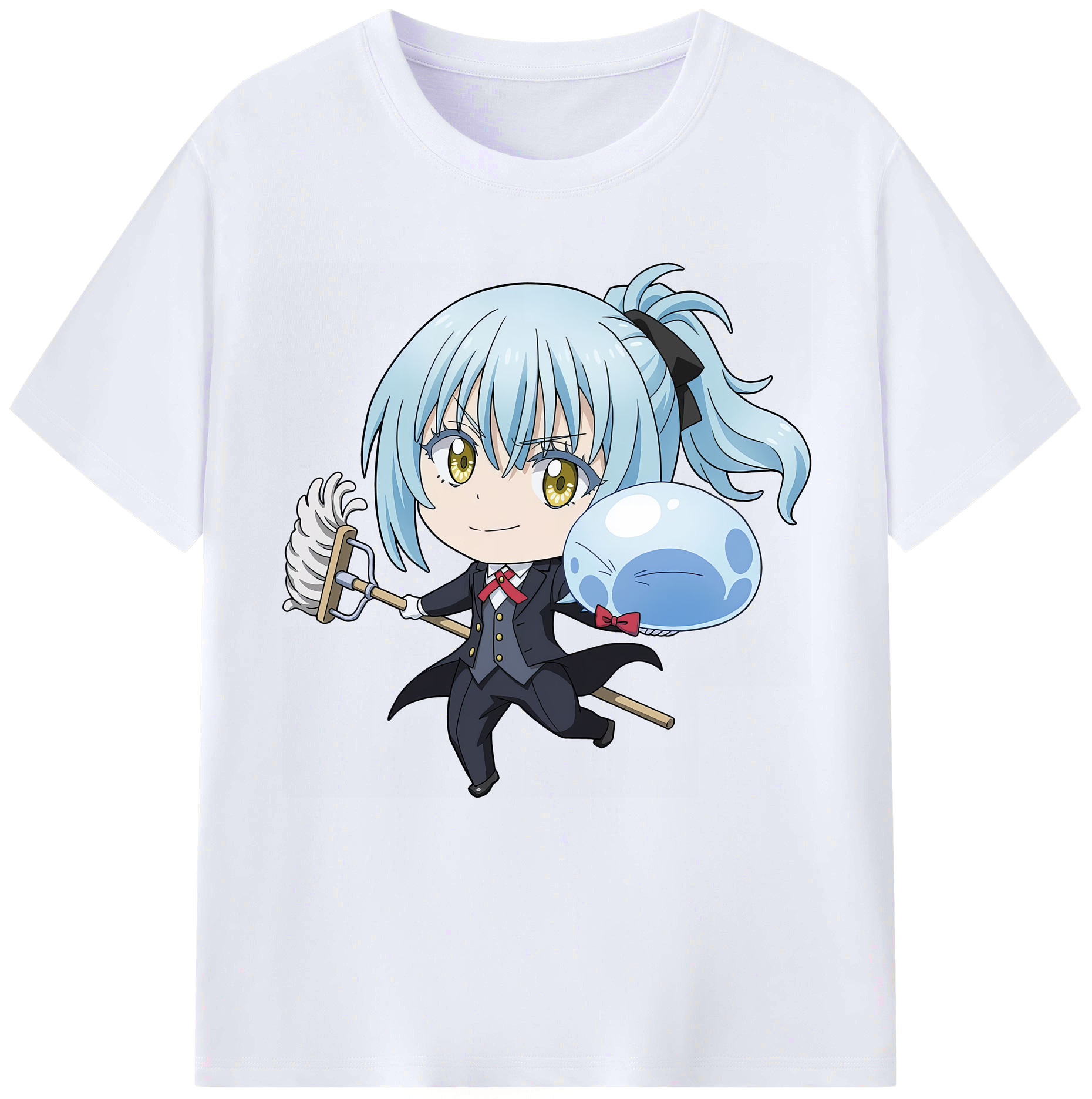 （画像用） 転スラ Regarding Reincarnated to Slime レディースカジュアルプリントTシャツ（綿100％）