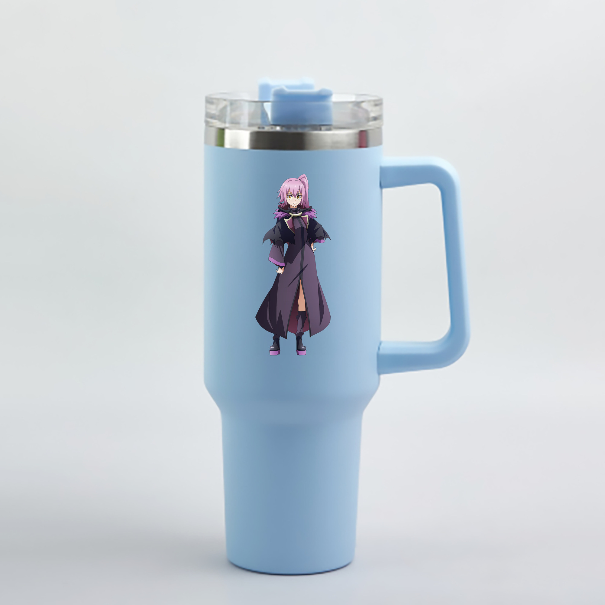 （画像用） 転スラ Regarding Reincarnated to Slime 1200mL車用タンブラー - クリスタルステッカー（プラスチックストロー付き）