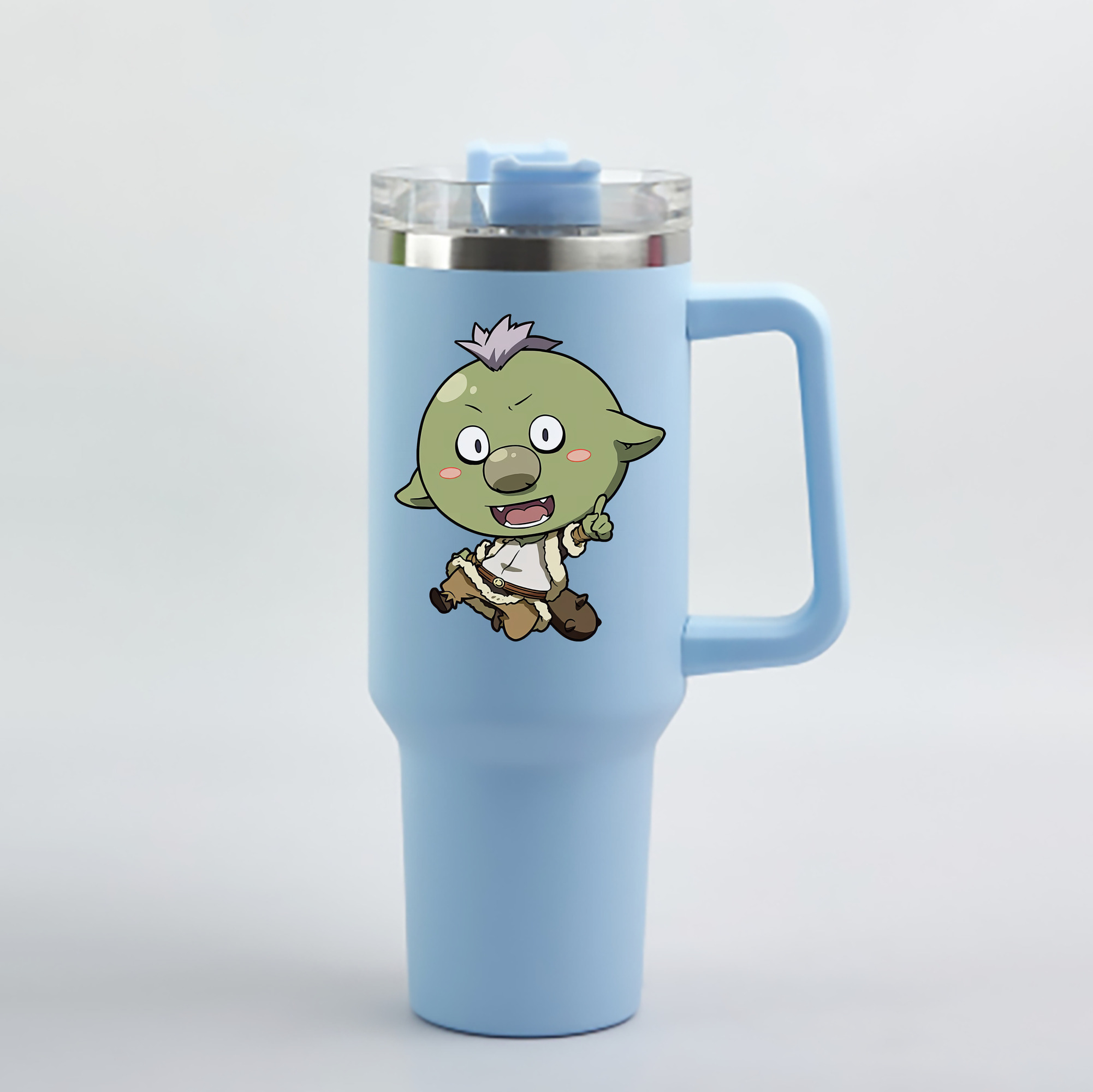 （画像用） 転スラ Regarding Reincarnated to Slime 1200mL車用タンブラー - クリスタルステッカー（プラスチックストロー付き）