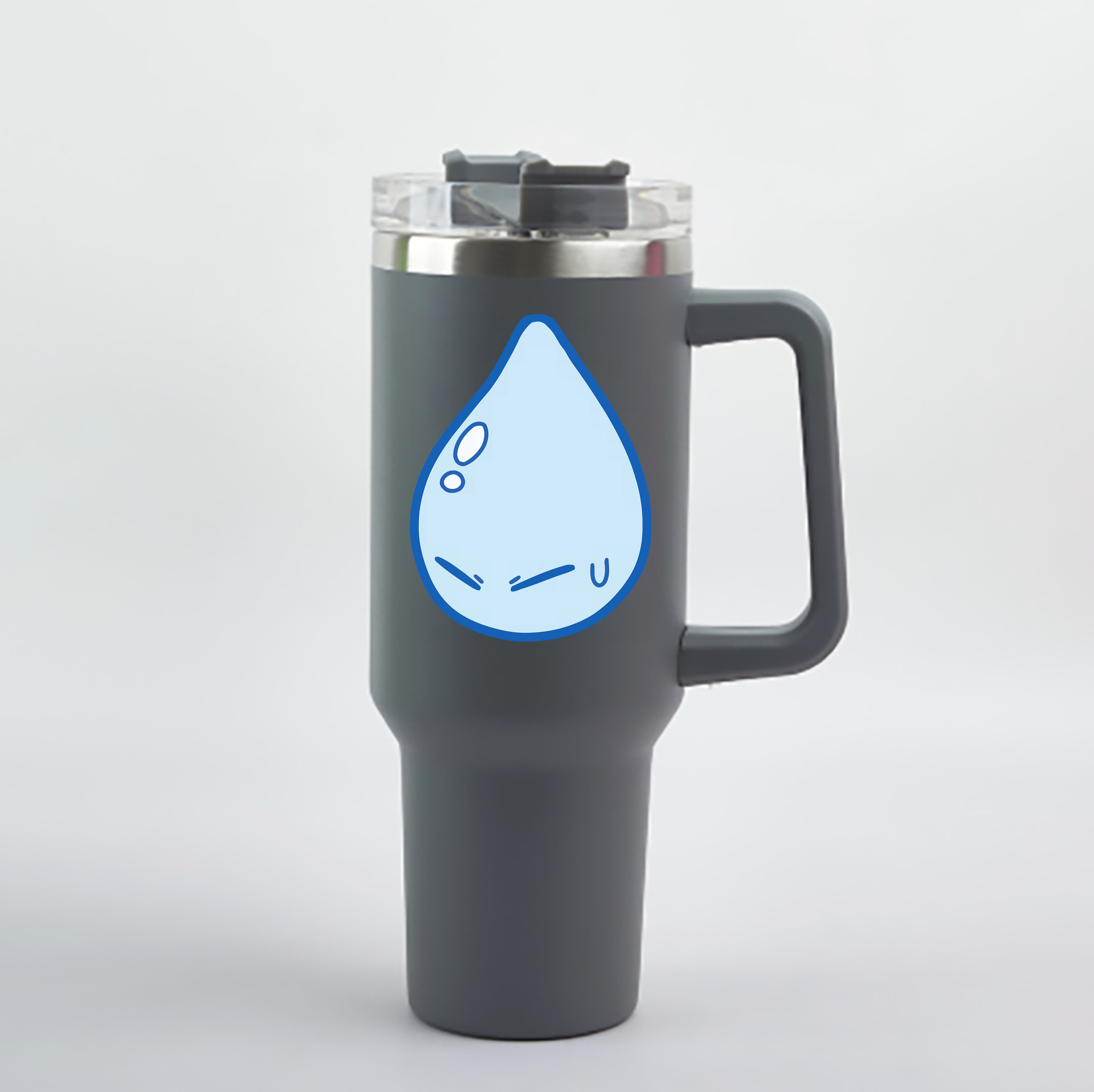 （画像用） 転スラ Regarding Reincarnated to Slime 1200mL車用タンブラー - クリスタルステッカー（プラスチックストロー付き）