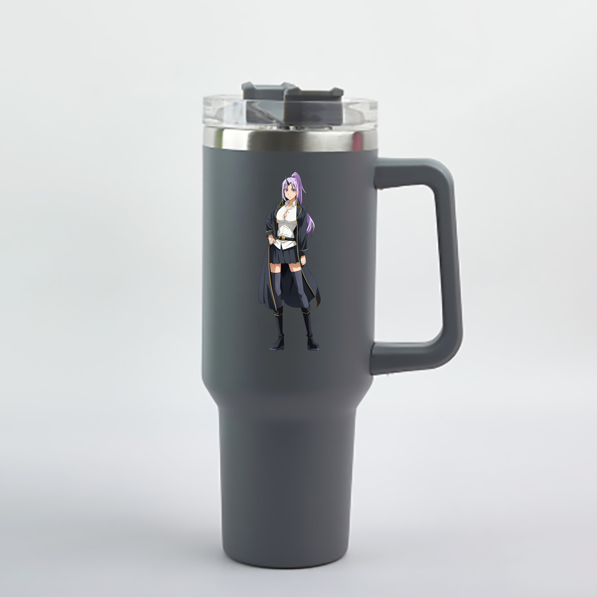 （画像用） 転スラ Regarding Reincarnated to Slime 1200mL車用タンブラー - クリスタルステッカー（プラスチックストロー付き）
