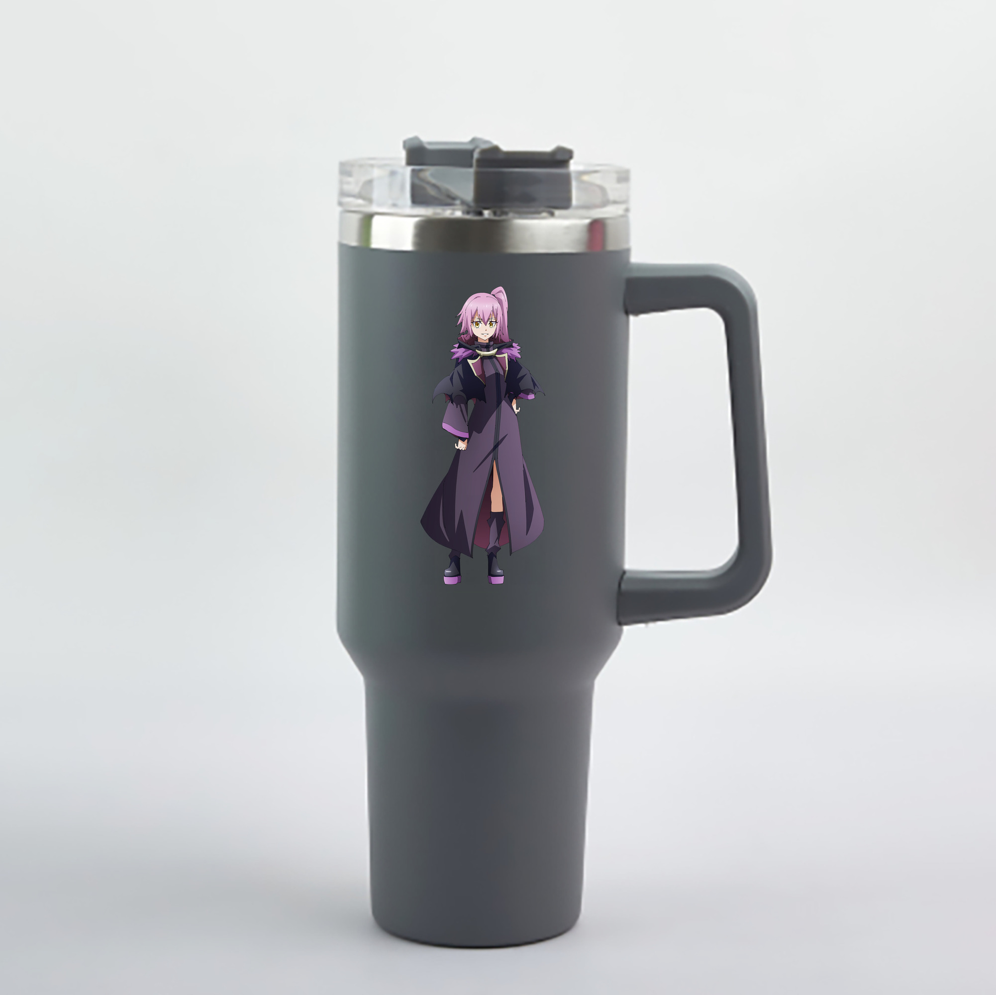 （画像用） 転スラ Regarding Reincarnated to Slime 1200mL車用タンブラー - クリスタルステッカー（プラスチックストロー付き）