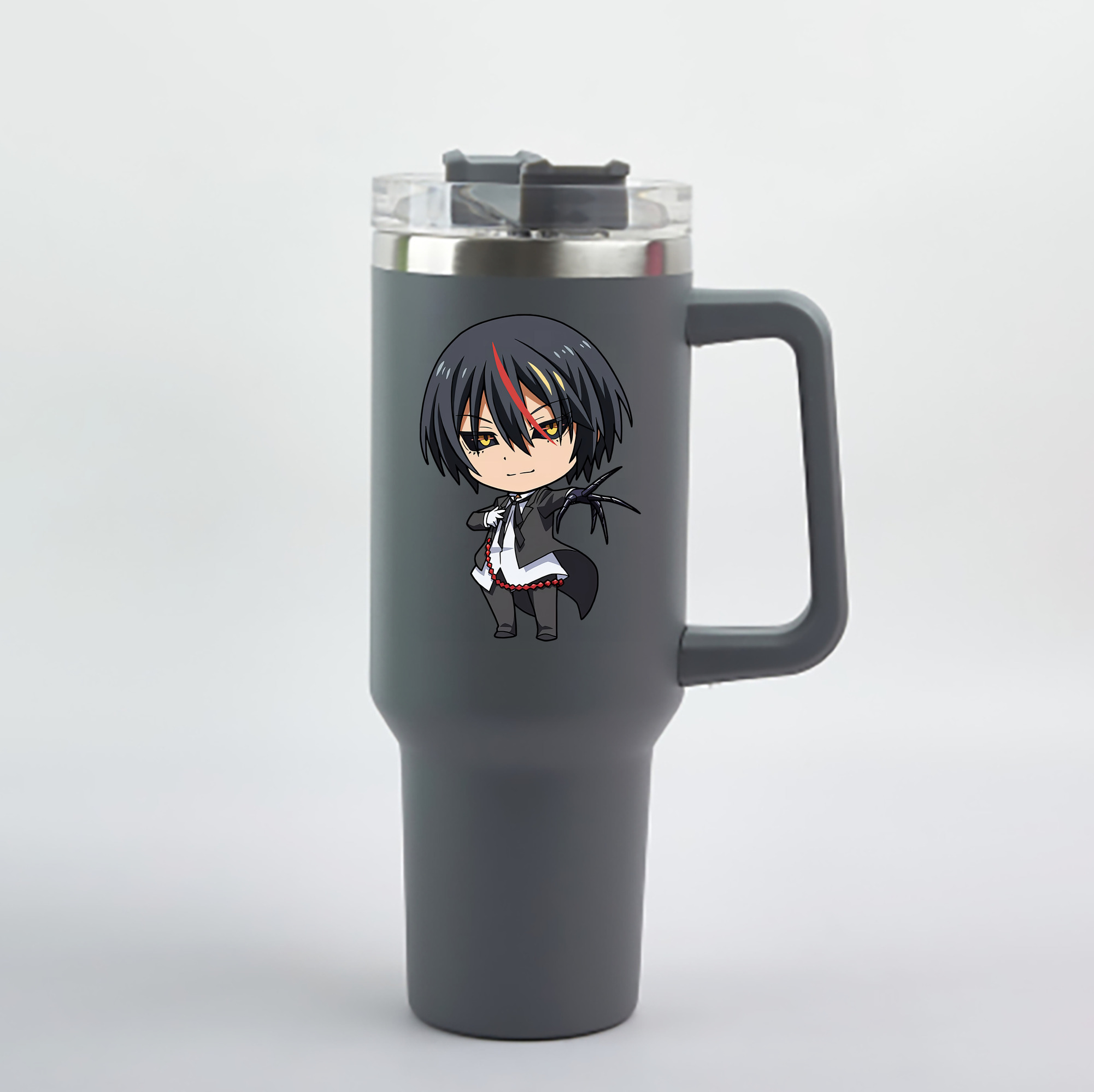 （画像用） 転スラ Regarding Reincarnated to Slime 1200mL車用タンブラー - クリスタルステッカー（プラスチックストロー付き）