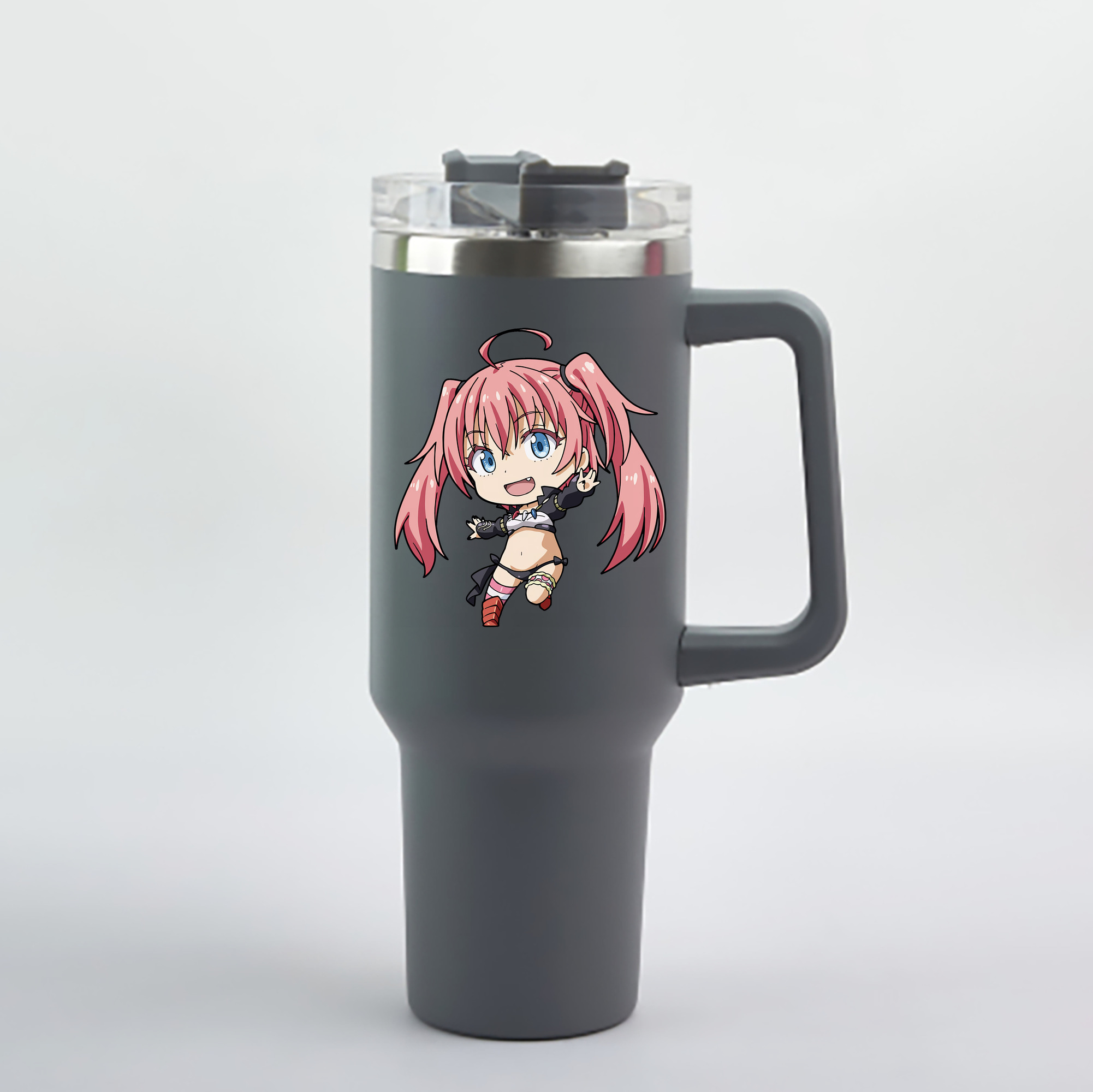（画像用） 転スラ Regarding Reincarnated to Slime 1200mL車用タンブラー - クリスタルステッカー（プラスチックストロー付き）