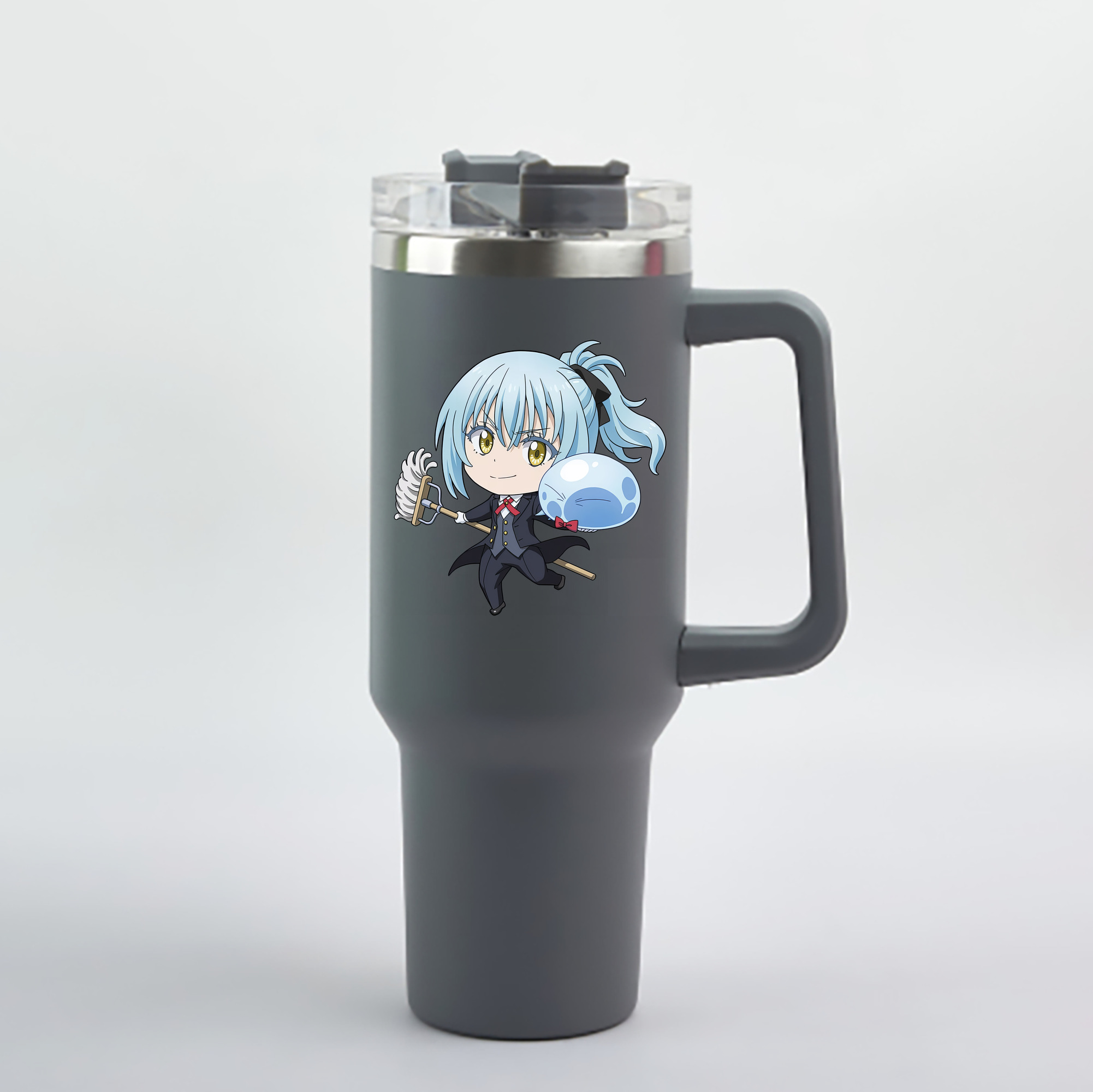 （画像用） 転スラ Regarding Reincarnated to Slime 1200mL車用タンブラー - クリスタルステッカー（プラスチックストロー付き）