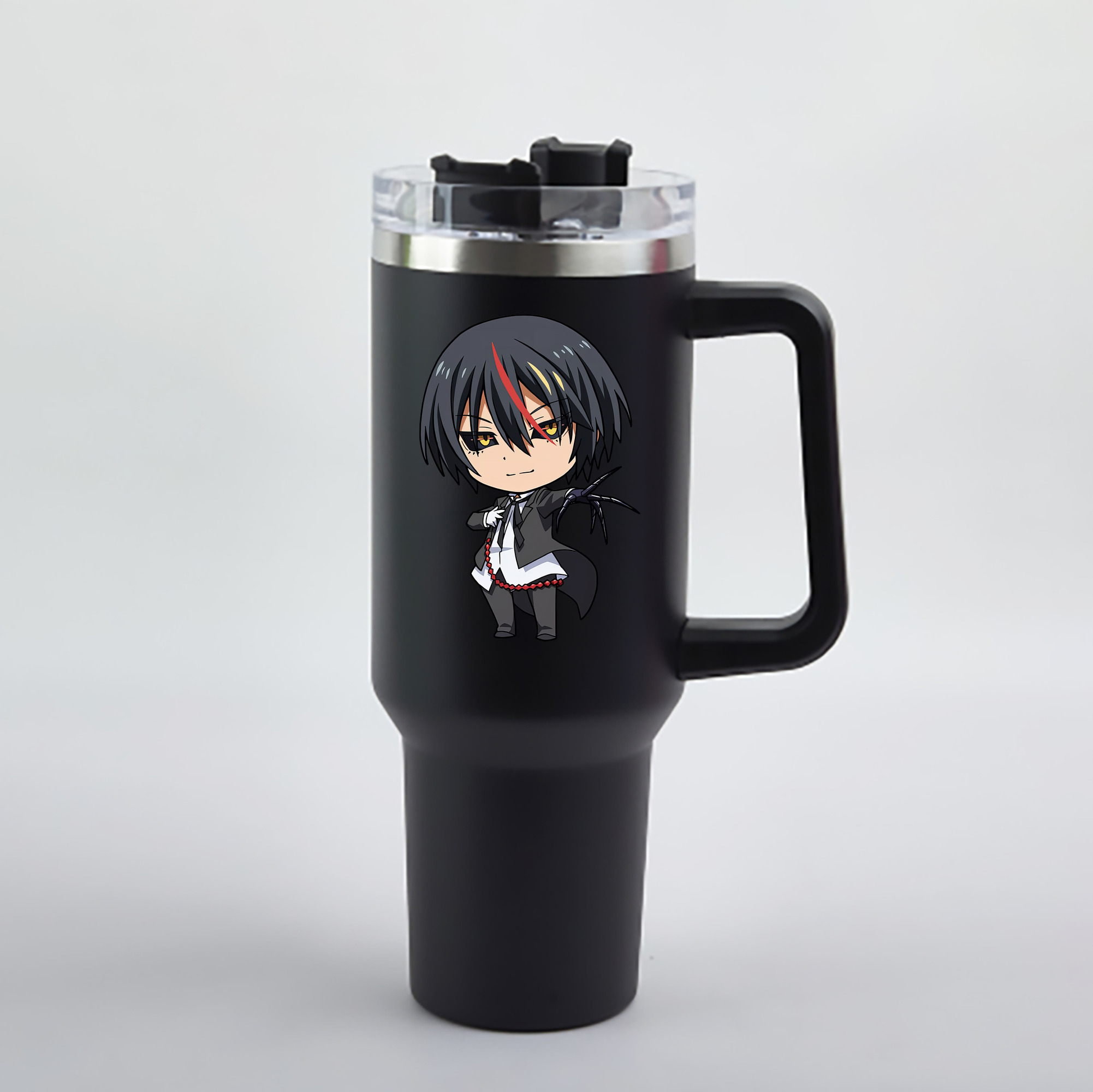 （画像用） 転スラ Regarding Reincarnated to Slime 1200mL車用タンブラー - クリスタルステッカー（プラスチックストロー付き）