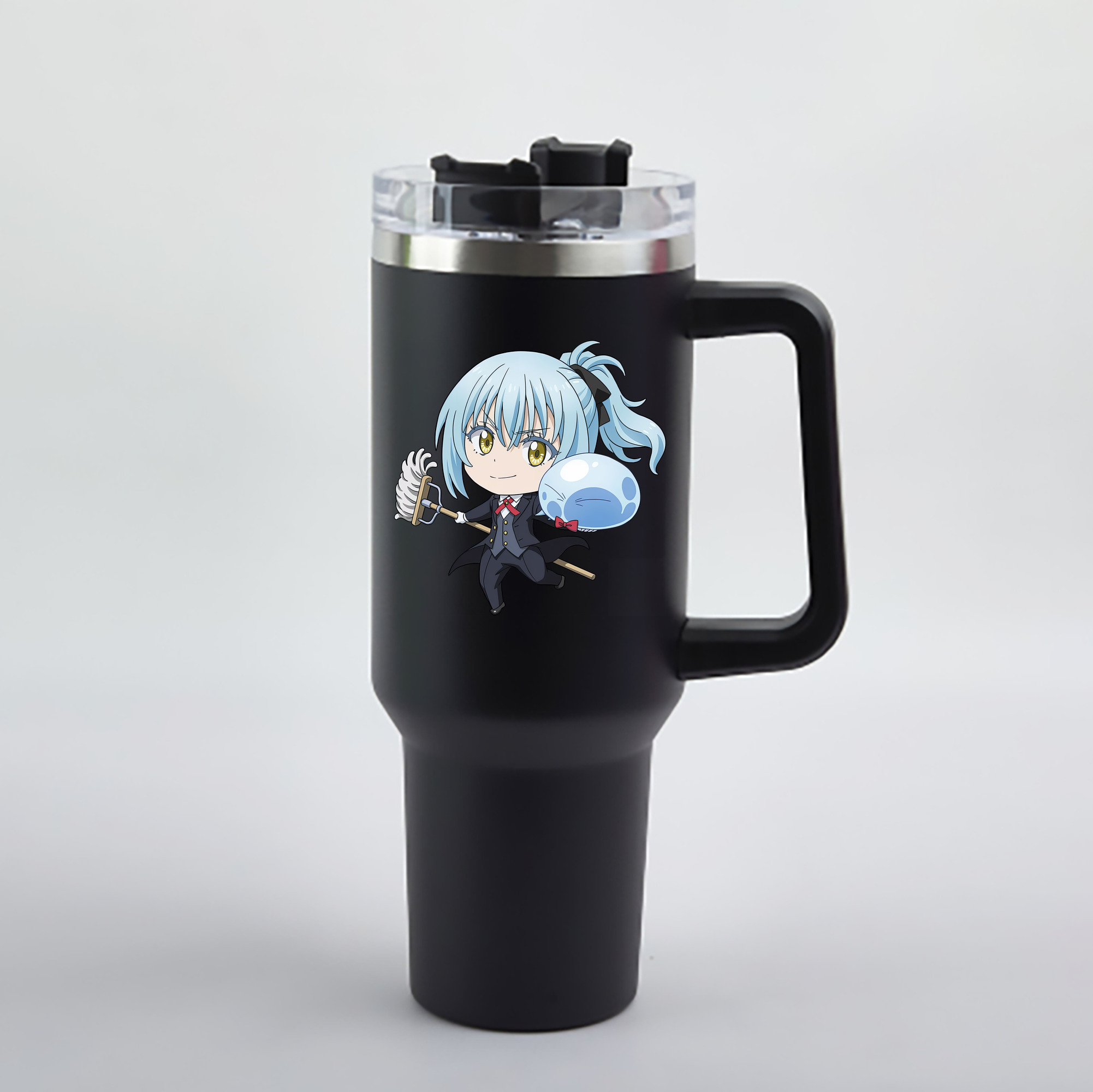 （画像用） 転スラ Regarding Reincarnated to Slime 1200mL車用タンブラー - クリスタルステッカー（プラスチックストロー付き）