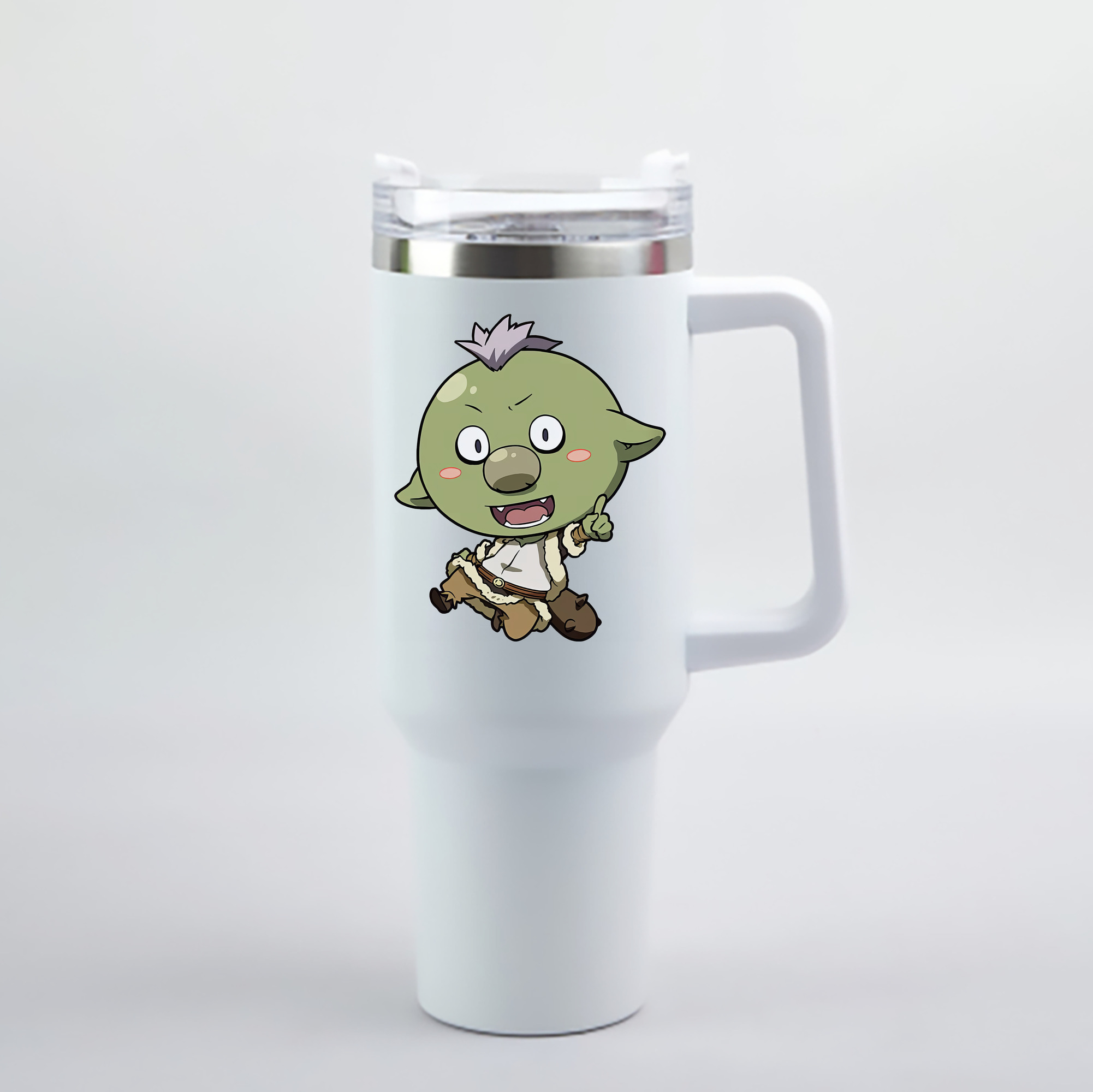 （画像用） 転スラ Regarding Reincarnated to Slime 1200mL車用タンブラー - クリスタルステッカー（プラスチックストロー付き）