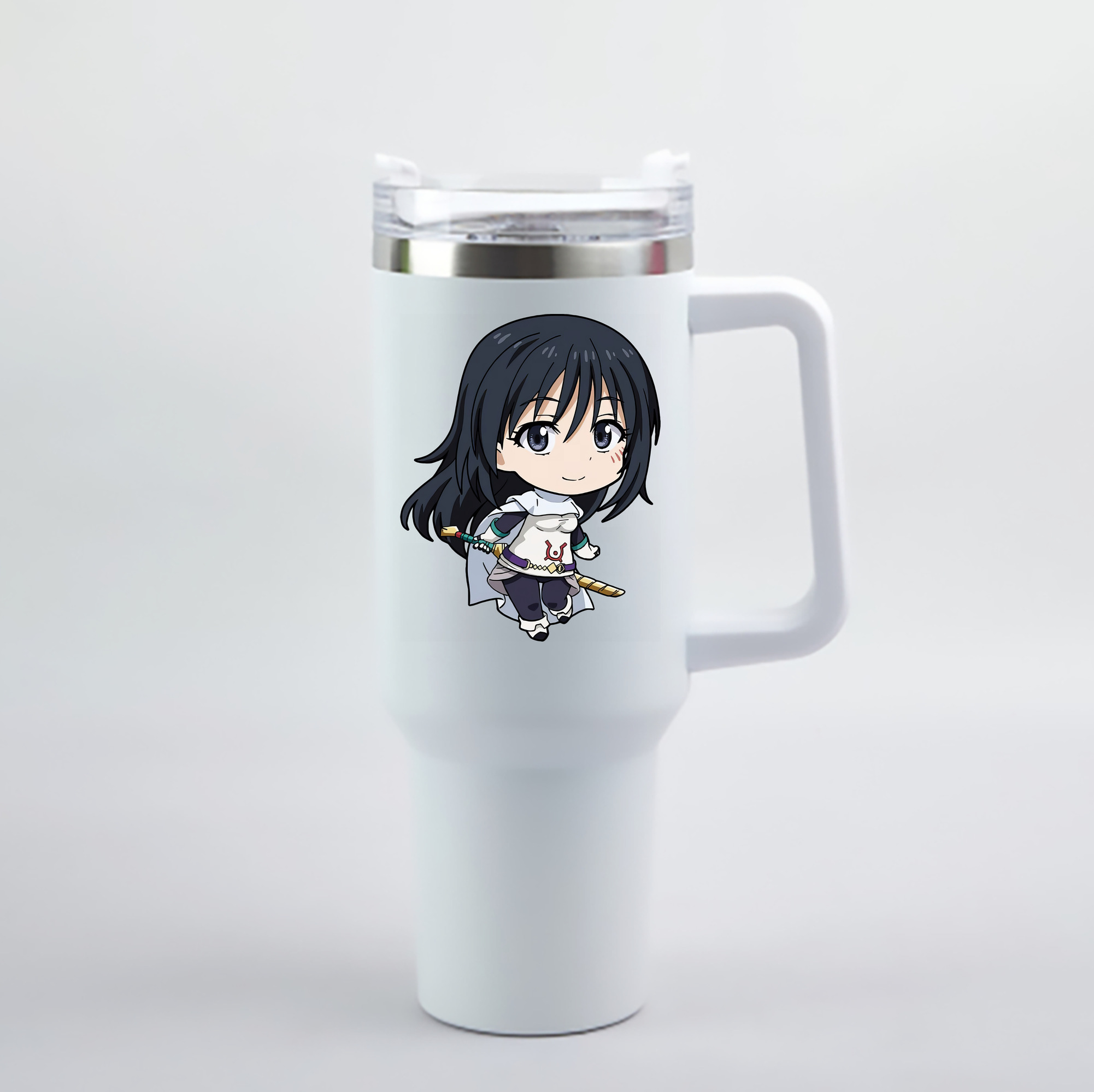 （画像用） 転スラ Regarding Reincarnated to Slime 1200mL車用タンブラー - クリスタルステッカー（プラスチックストロー付き）