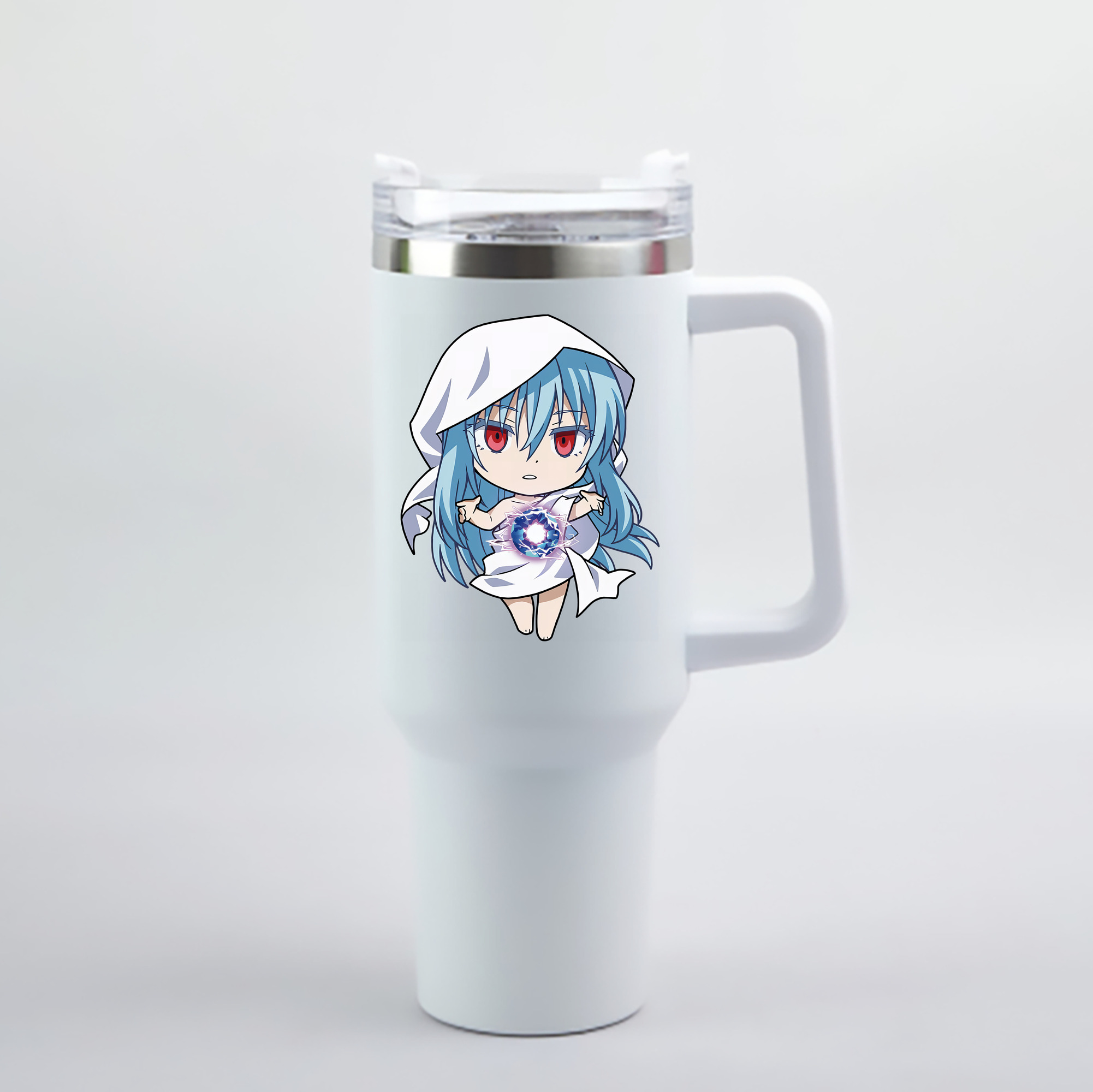 （画像用） 転スラ Regarding Reincarnated to Slime 1200mL車用タンブラー - クリスタルステッカー（プラスチックストロー付き）
