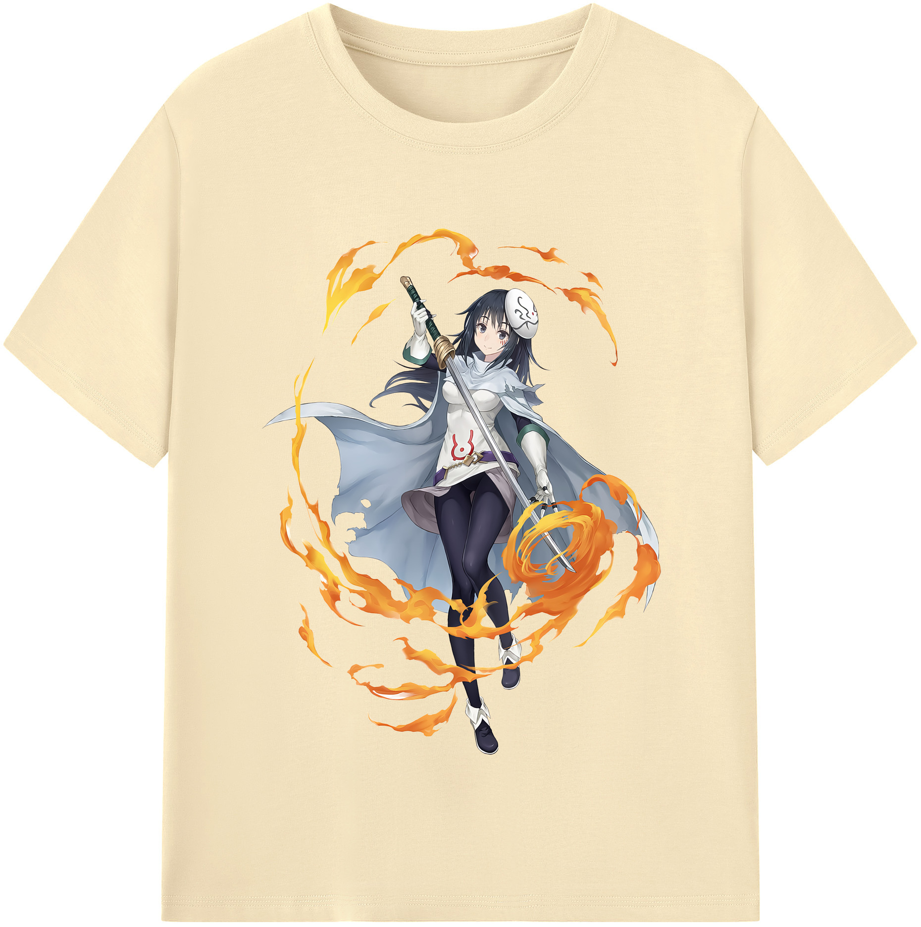 （画像用） 転スラ Regarding Reincarnated to Slime 綿100％半袖Tシャツ（フロントプリント）