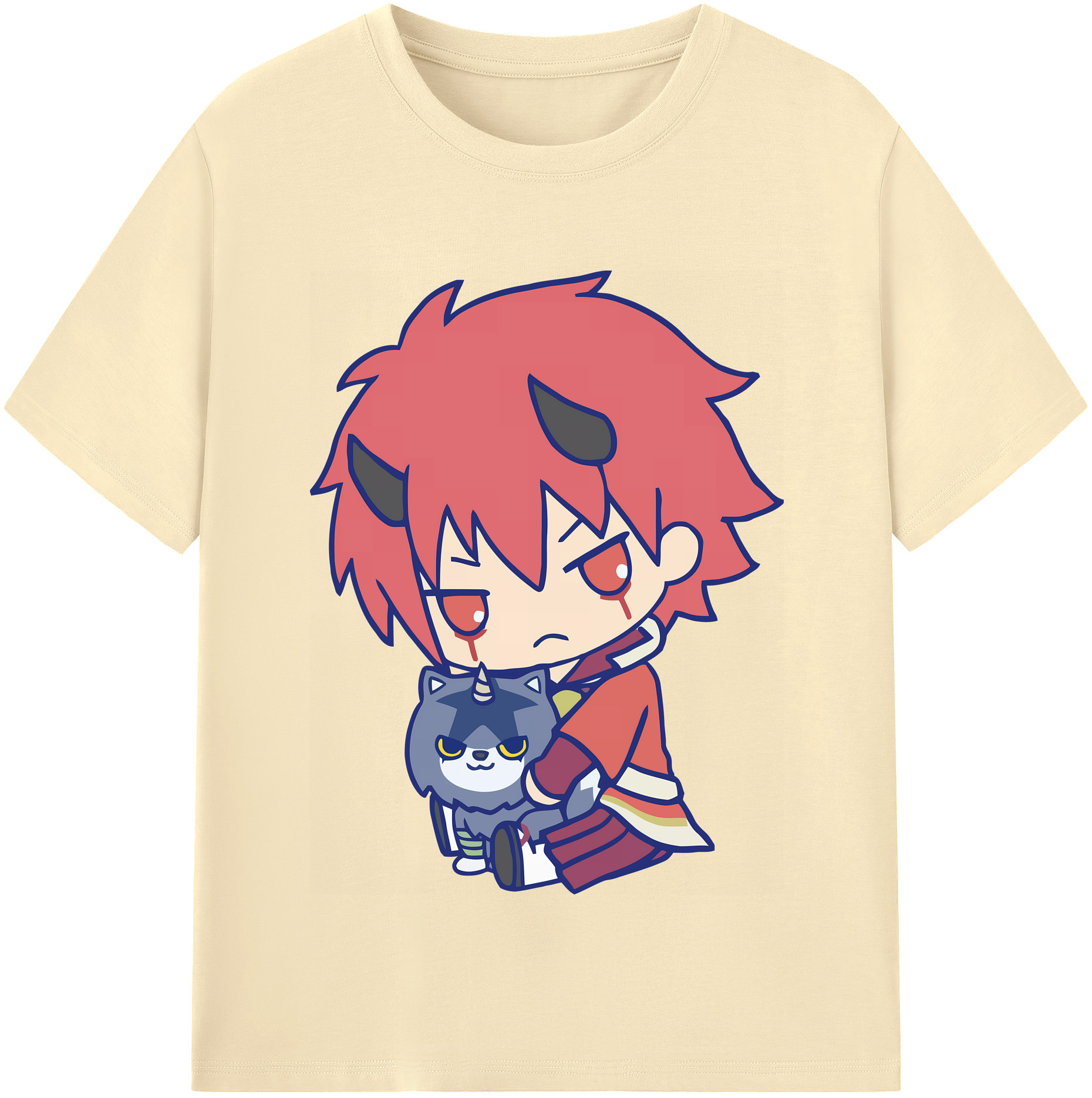 （画像用） 転スラ Regarding Reincarnated to Slime 綿100％半袖Tシャツ（フロントプリント）