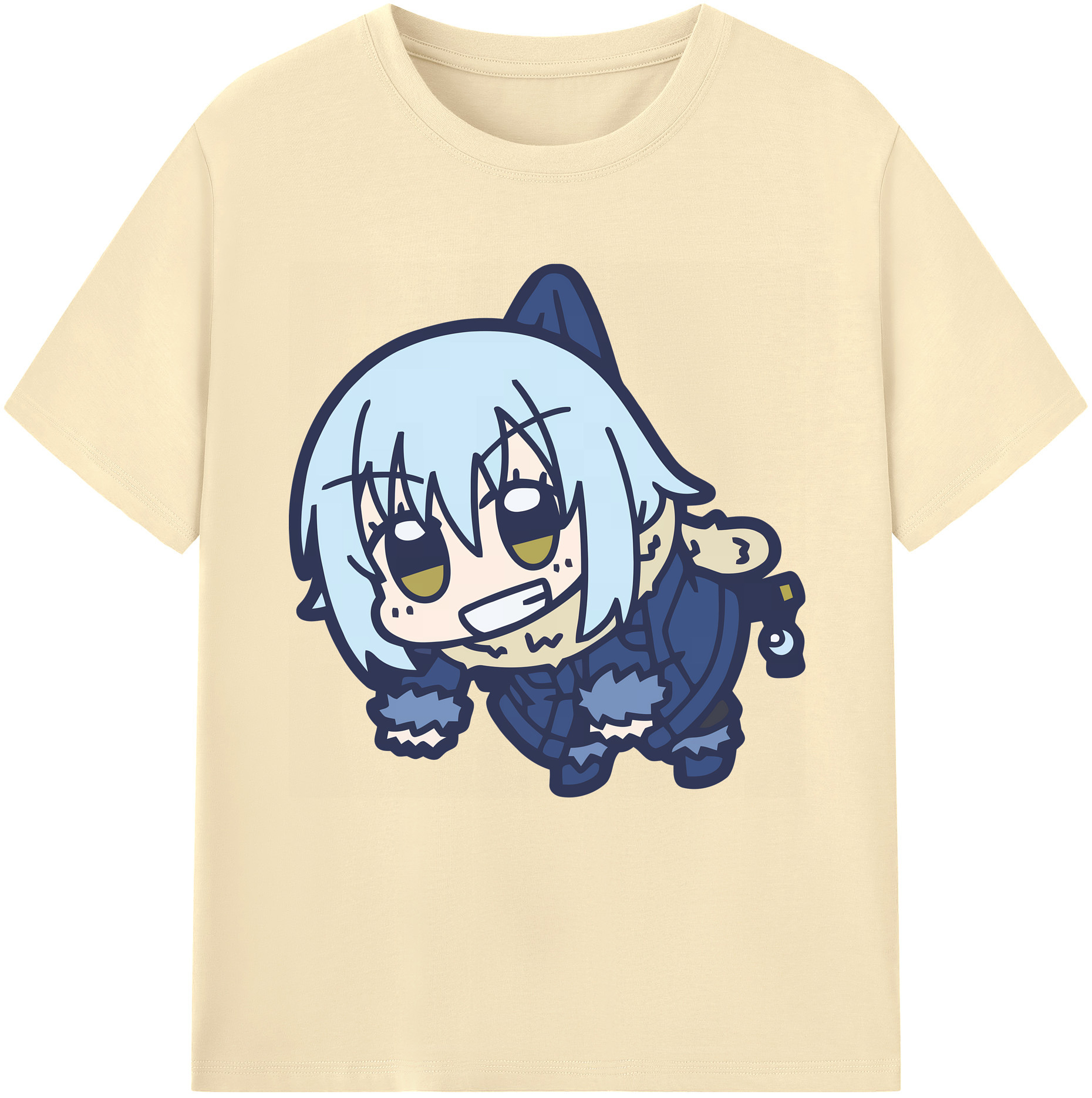（画像用） 転スラ Regarding Reincarnated to Slime 綿100％半袖Tシャツ（フロントプリント）