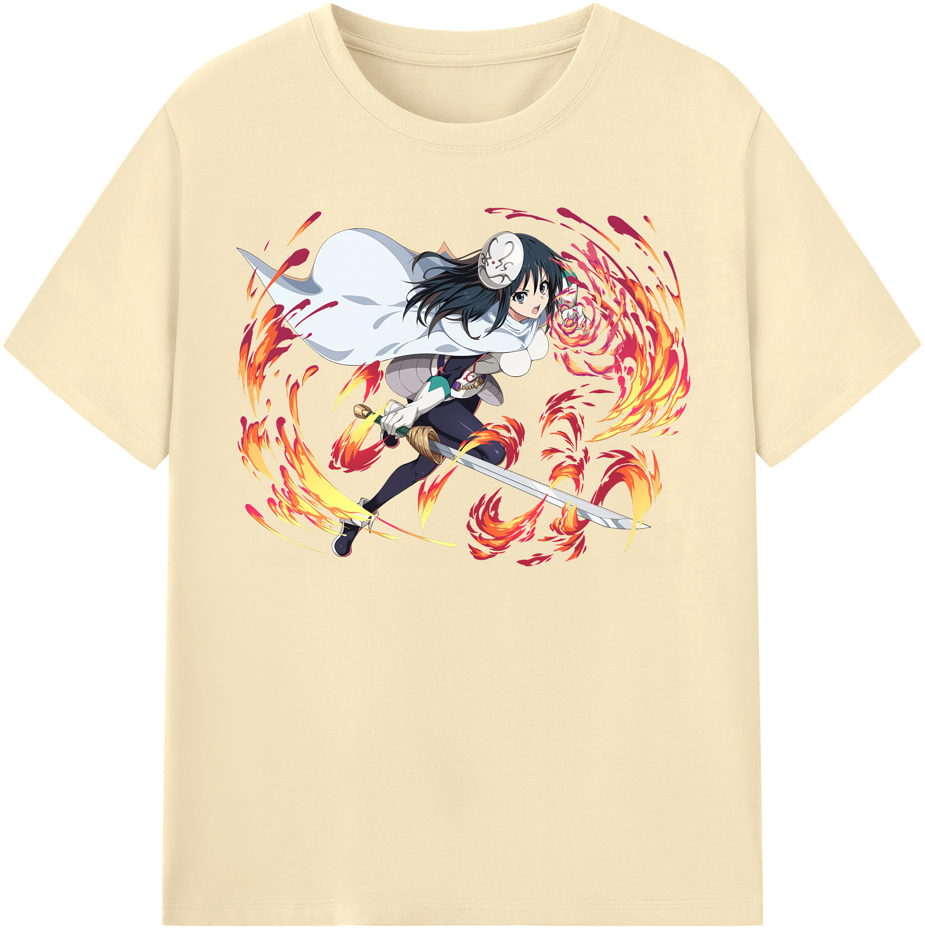 （画像用） 転スラ Regarding Reincarnated to Slime 綿100％半袖Tシャツ（フロントプリント）
