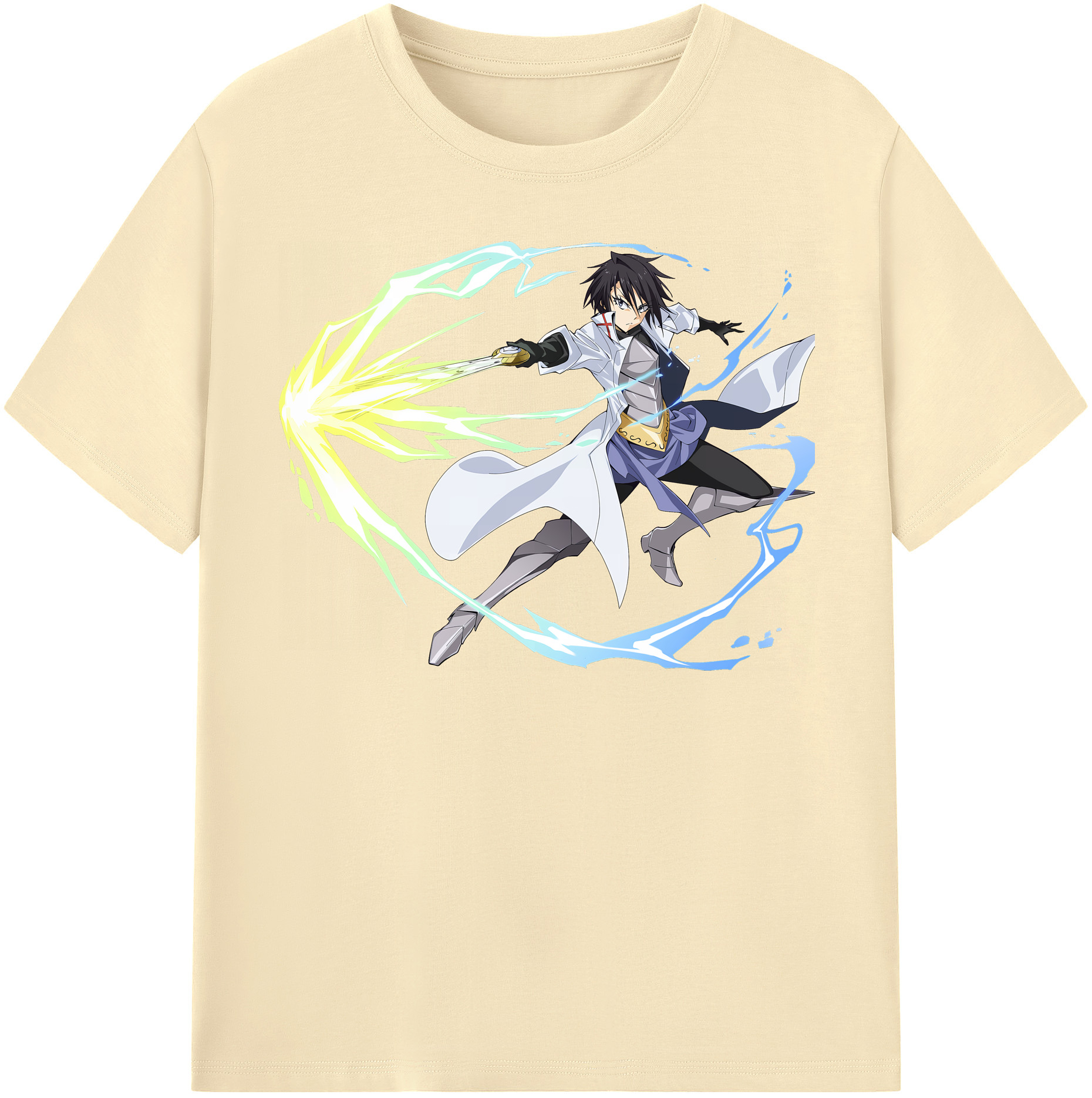 （画像用） 転スラ Regarding Reincarnated to Slime 綿100％半袖Tシャツ（フロントプリント）