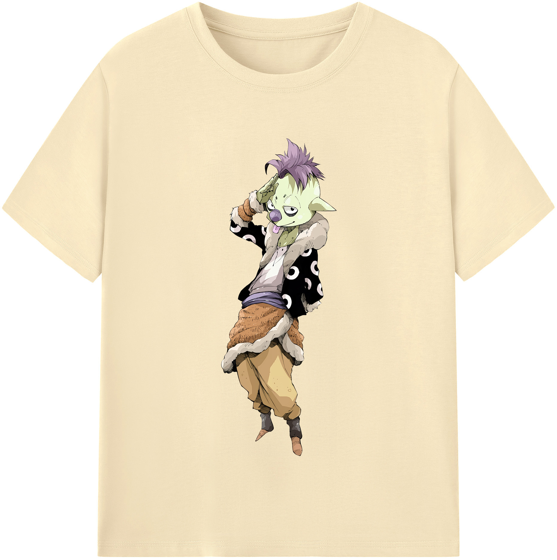 （画像用） 転スラ Regarding Reincarnated to Slime 綿100％半袖Tシャツ（フロントプリント）