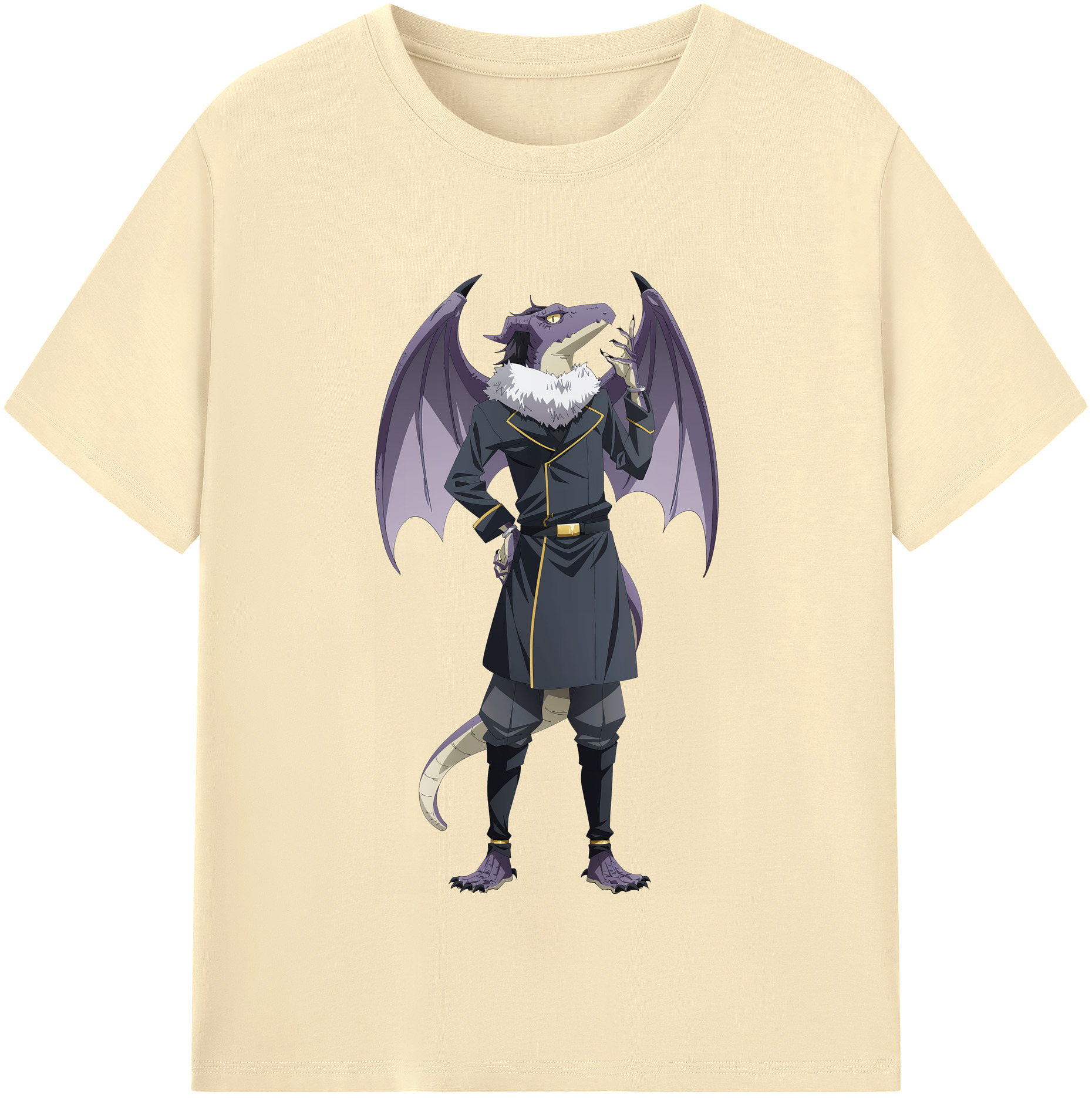 （画像用） 転スラ Regarding Reincarnated to Slime 綿100％半袖Tシャツ（フロントプリント）