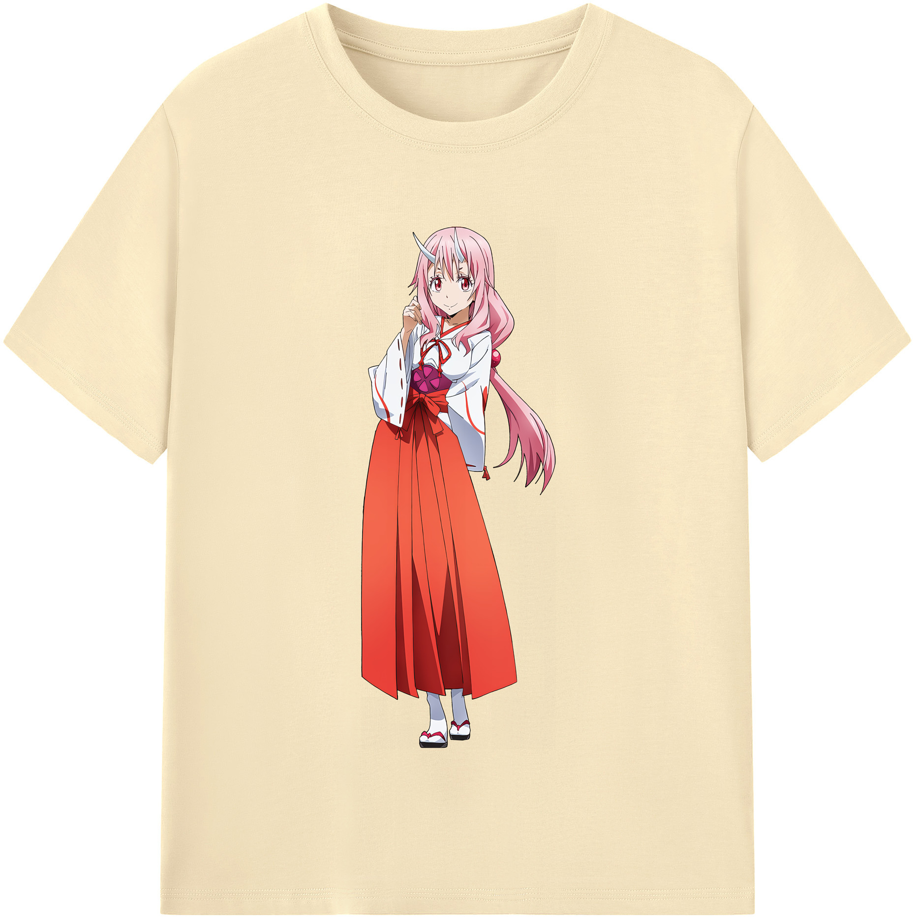 （画像用） 転スラ Regarding Reincarnated to Slime 綿100％半袖Tシャツ（フロントプリント）