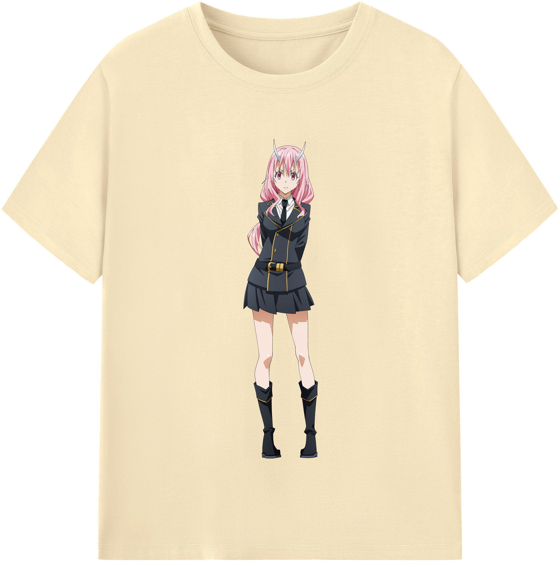 （画像用） 転スラ Regarding Reincarnated to Slime 綿100％半袖Tシャツ（フロントプリント）