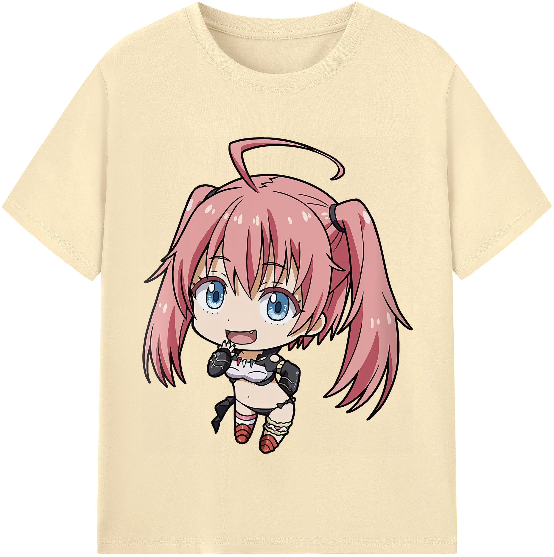 （画像用） 転スラ Regarding Reincarnated to Slime 綿100％半袖Tシャツ（フロントプリント）