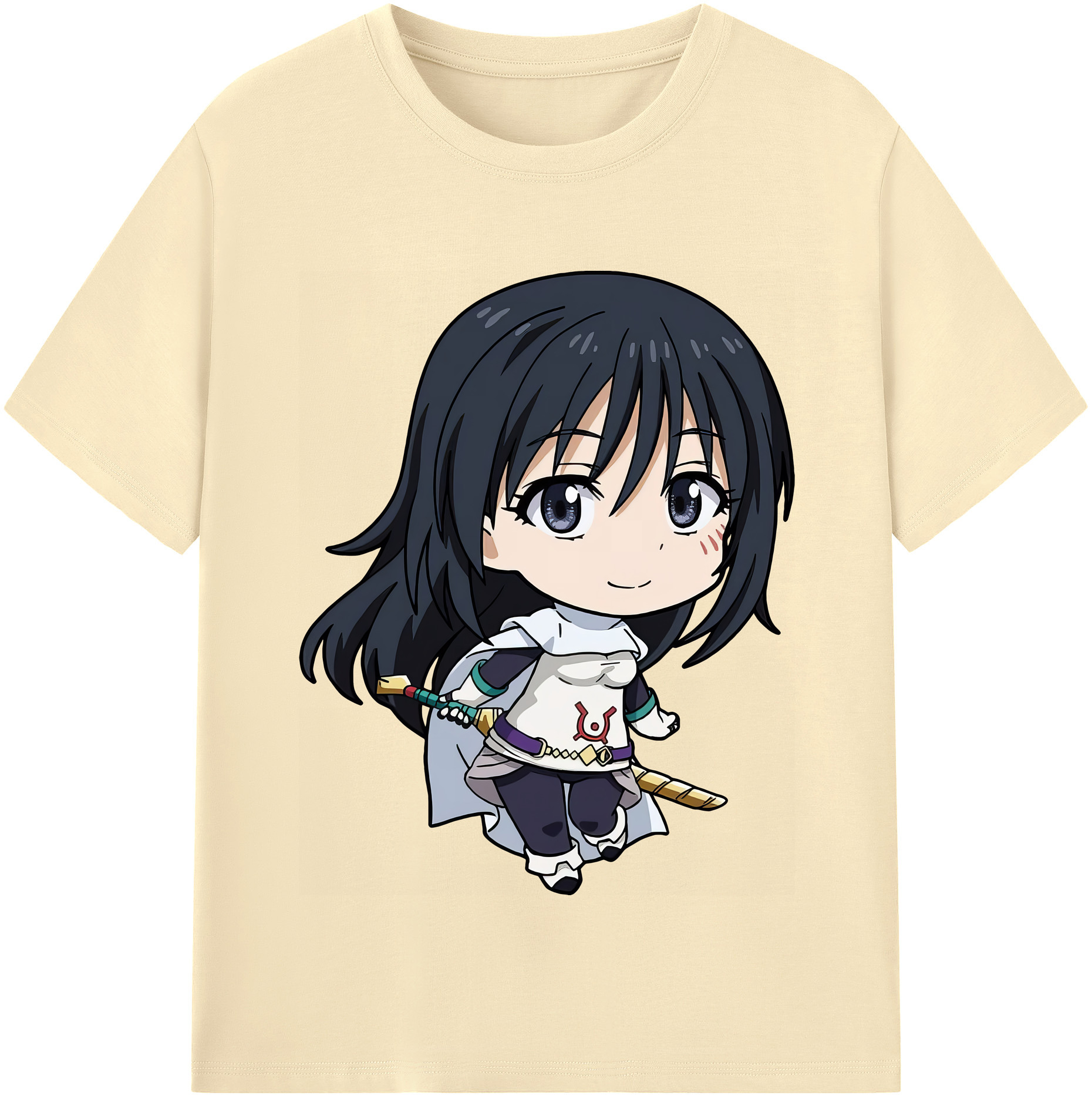 （画像用） 転スラ Regarding Reincarnated to Slime 綿100％半袖Tシャツ（フロントプリント）