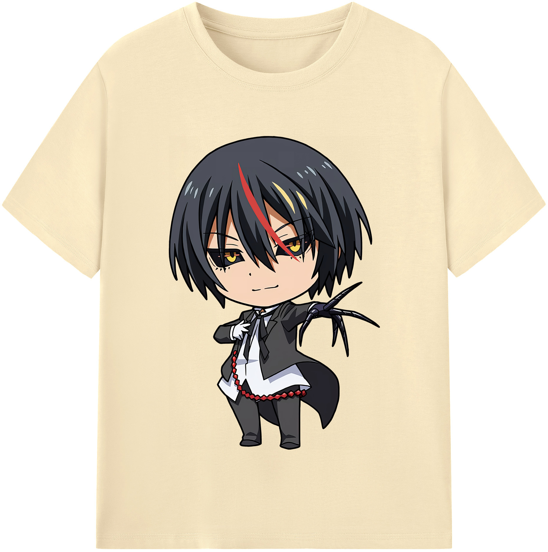 （画像用） 転スラ Regarding Reincarnated to Slime 綿100％半袖Tシャツ（フロントプリント）