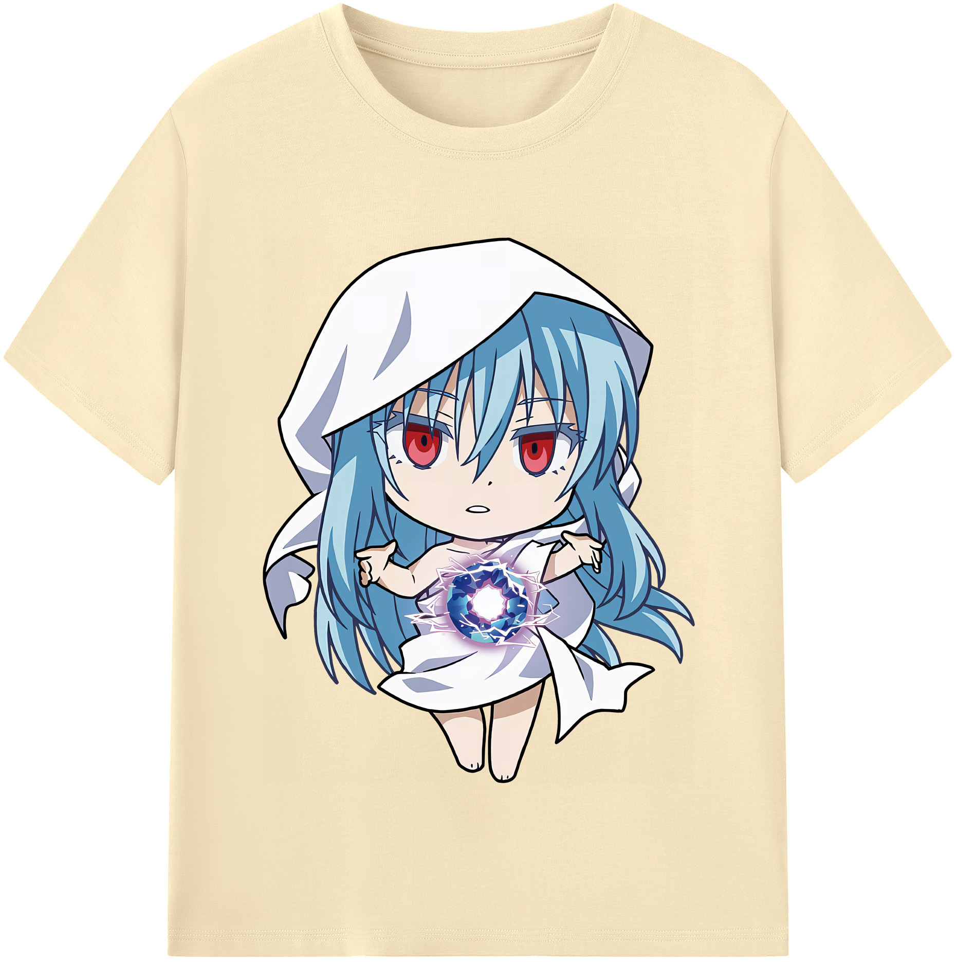 （画像用） 転スラ Regarding Reincarnated to Slime 綿100％半袖Tシャツ（フロントプリント）