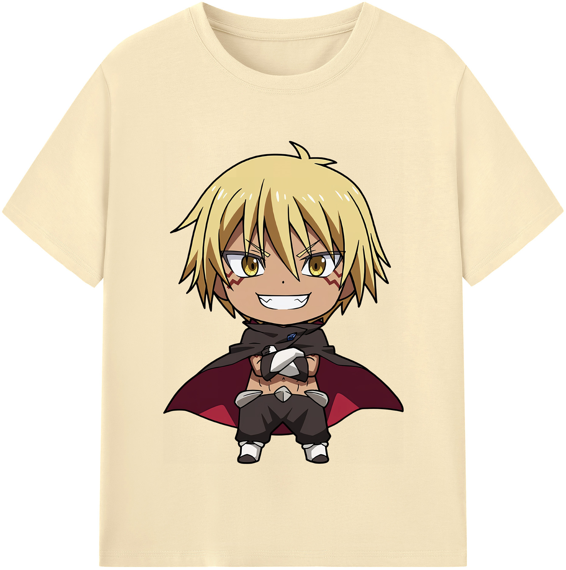 （画像用） 転スラ Regarding Reincarnated to Slime 綿100％半袖Tシャツ（フロントプリント）