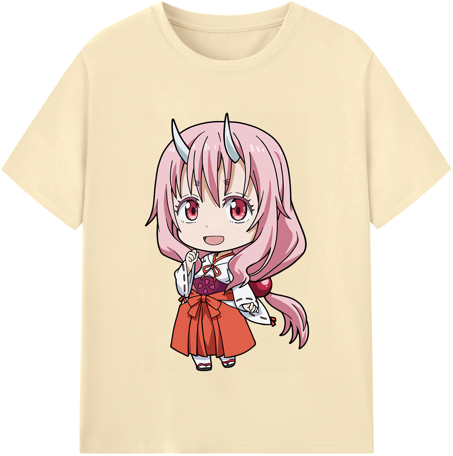 （画像用） 転スラ Regarding Reincarnated to Slime 綿100％半袖Tシャツ（フロントプリント）
