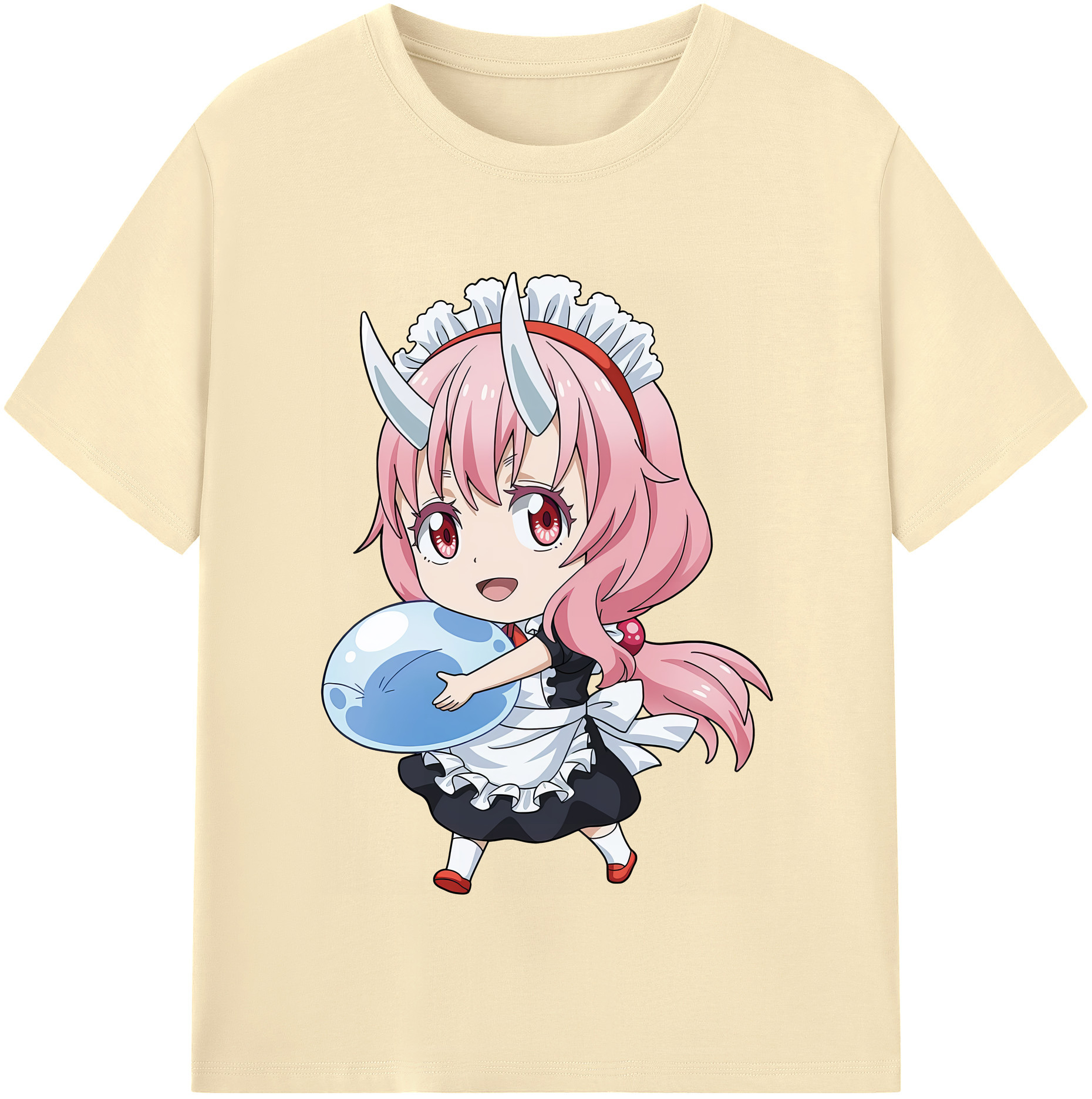 （画像用） 転スラ Regarding Reincarnated to Slime 綿100％半袖Tシャツ（フロントプリント）