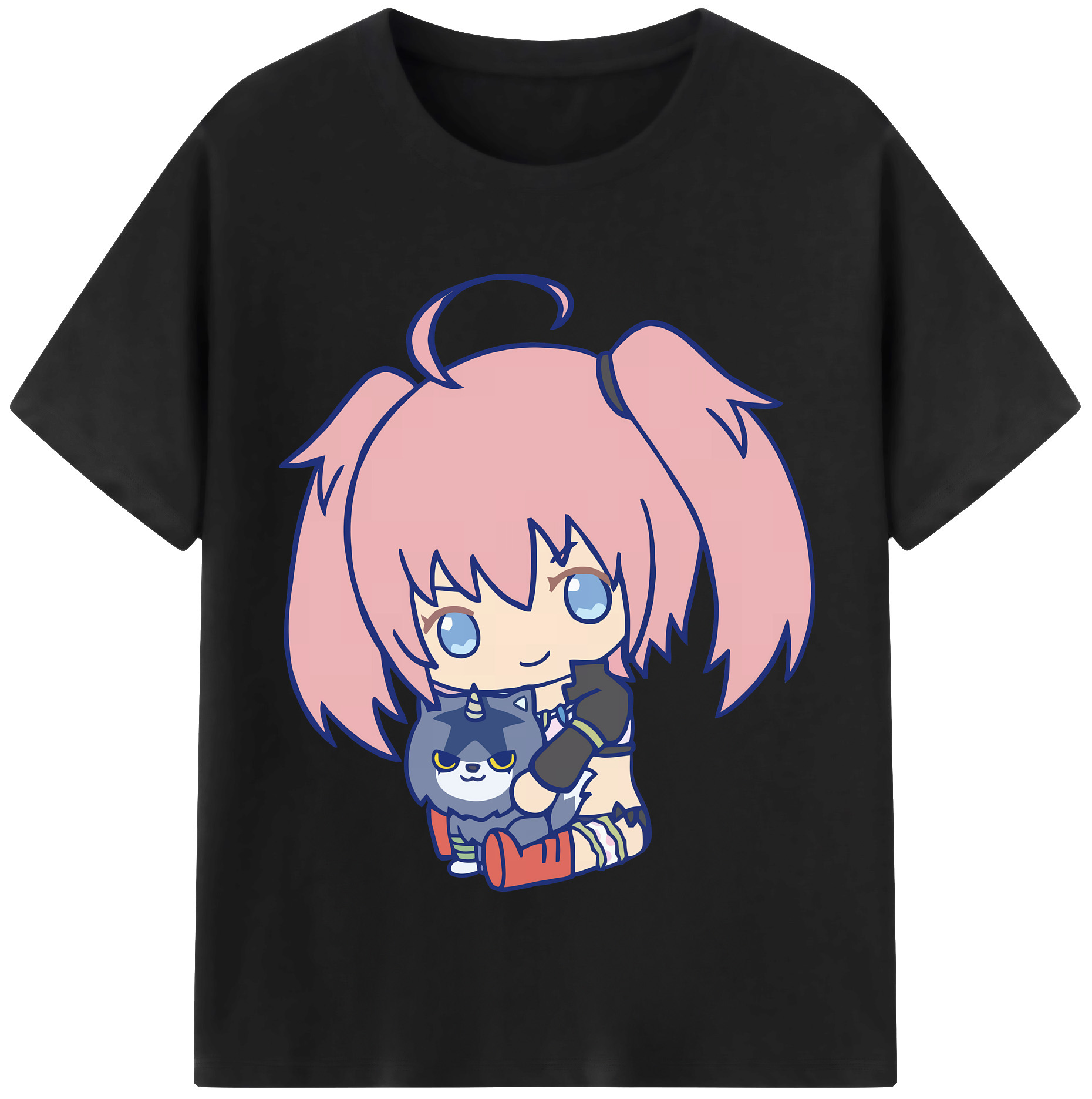 （画像用） 転スラ Regarding Reincarnated to Slime 綿100％半袖Tシャツ（フロントプリント）