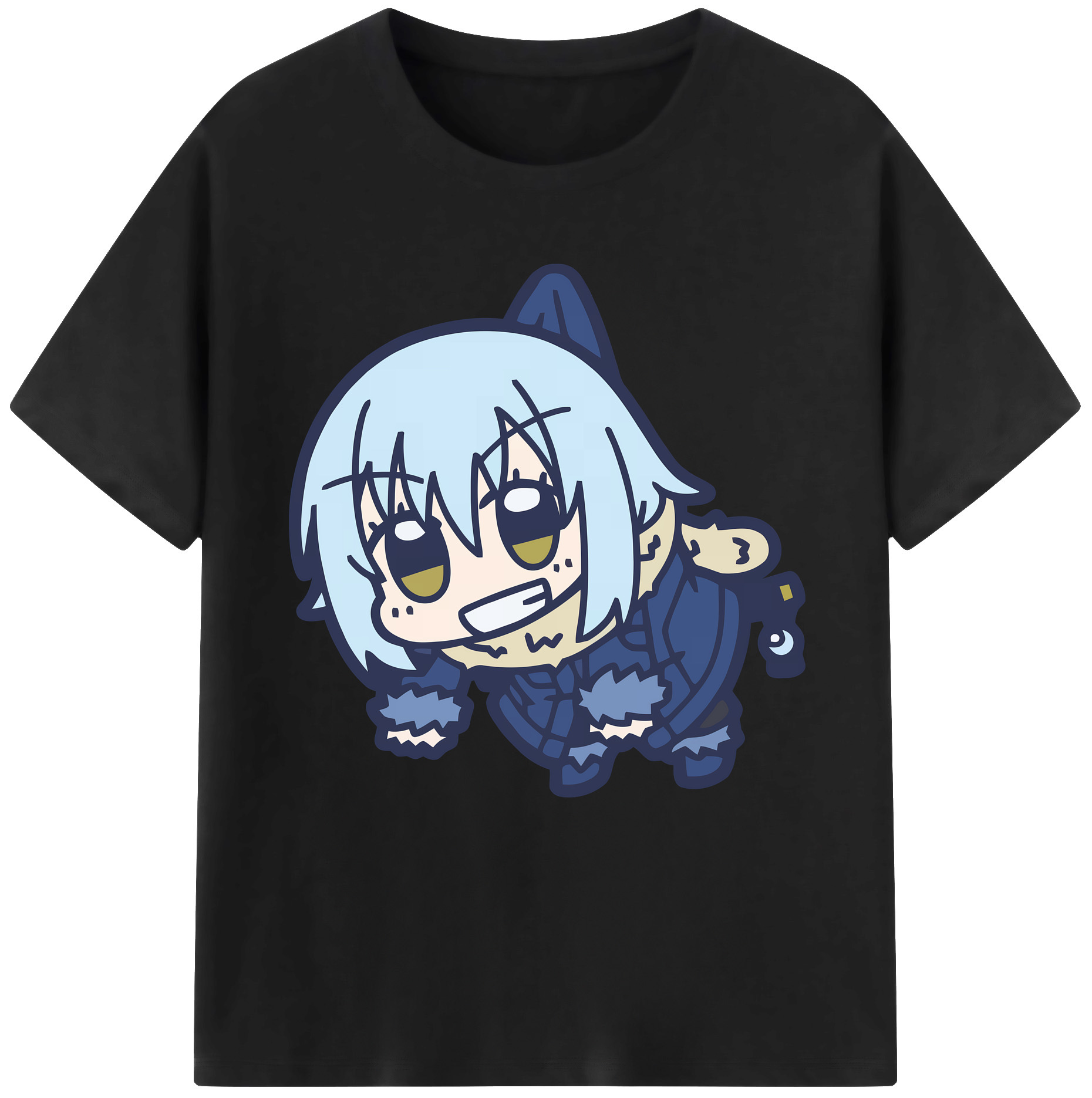 （画像用） 転スラ Regarding Reincarnated to Slime 綿100％半袖Tシャツ（フロントプリント）