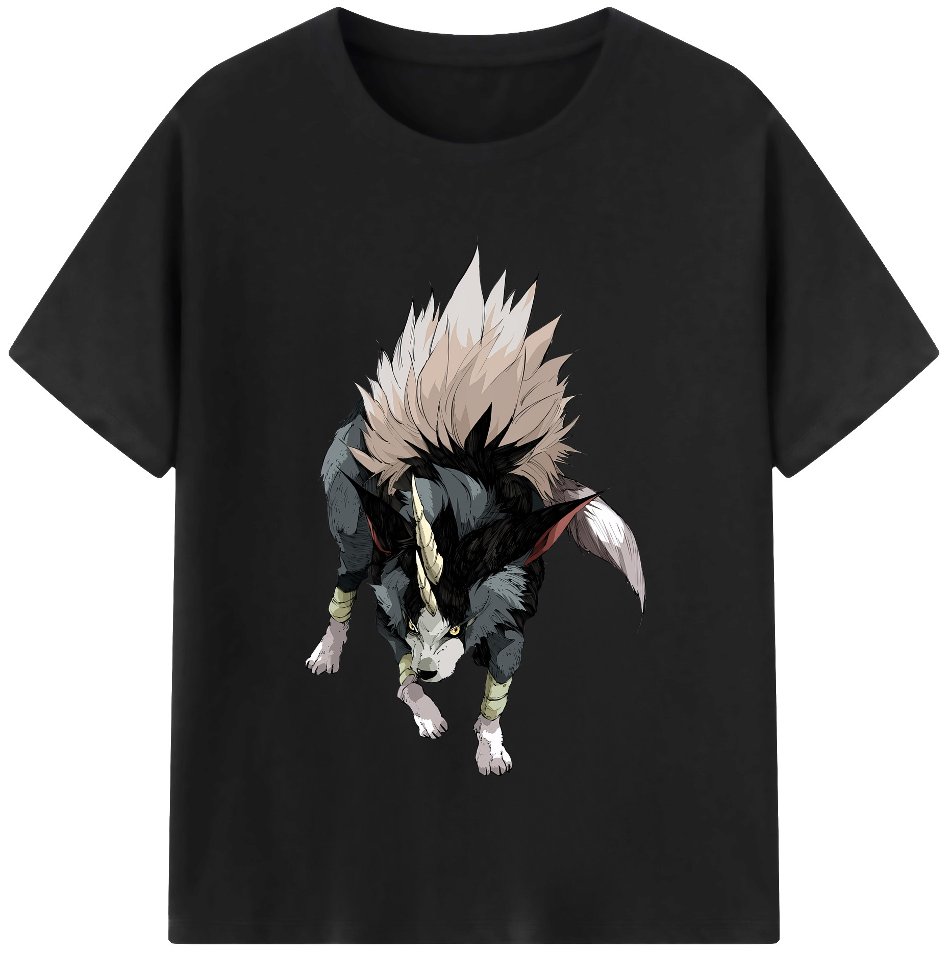 （画像用） 転スラ Regarding Reincarnated to Slime 綿100％半袖Tシャツ（フロントプリント）