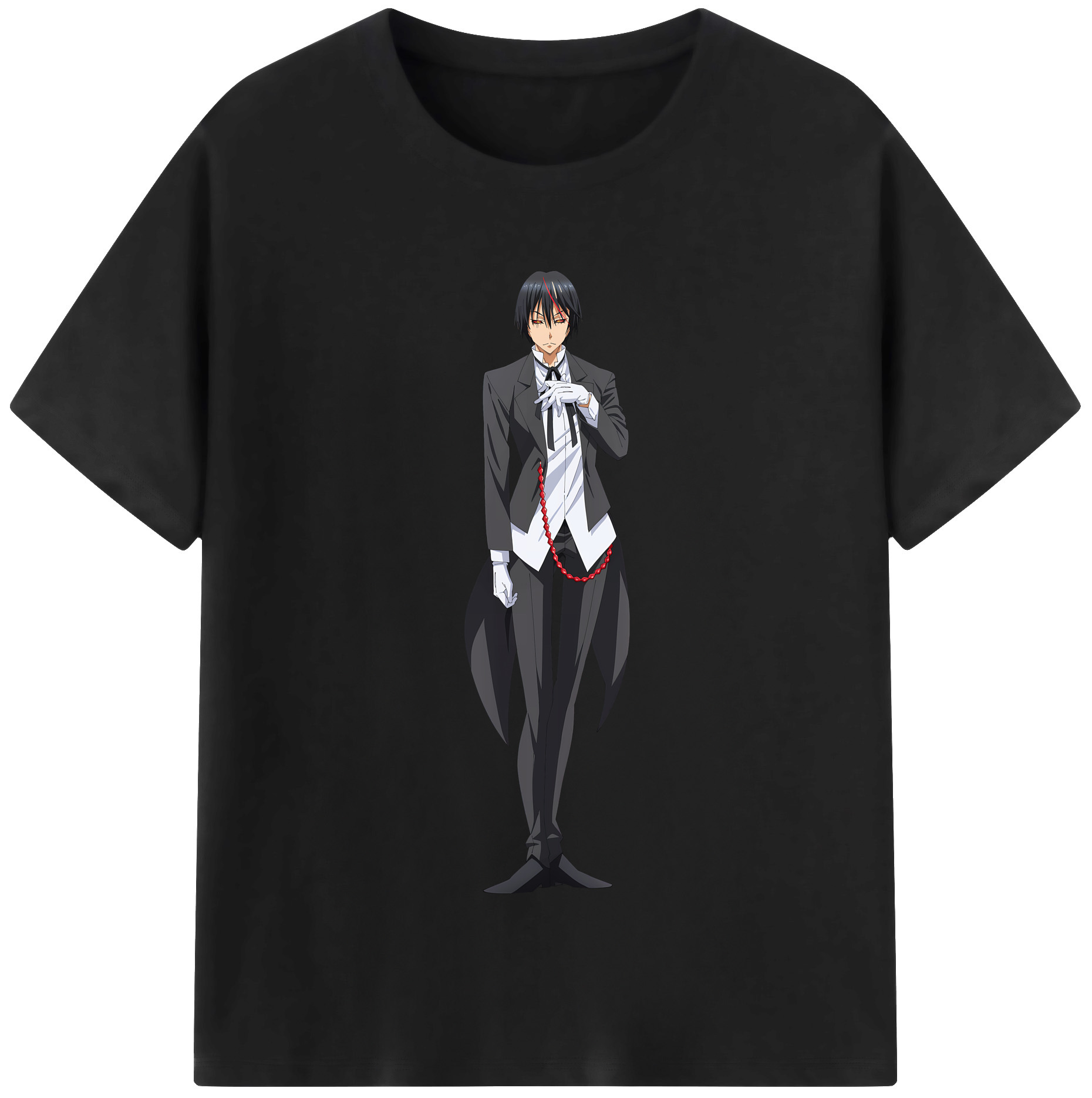 （画像用） 転スラ Regarding Reincarnated to Slime 綿100％半袖Tシャツ（フロントプリント）