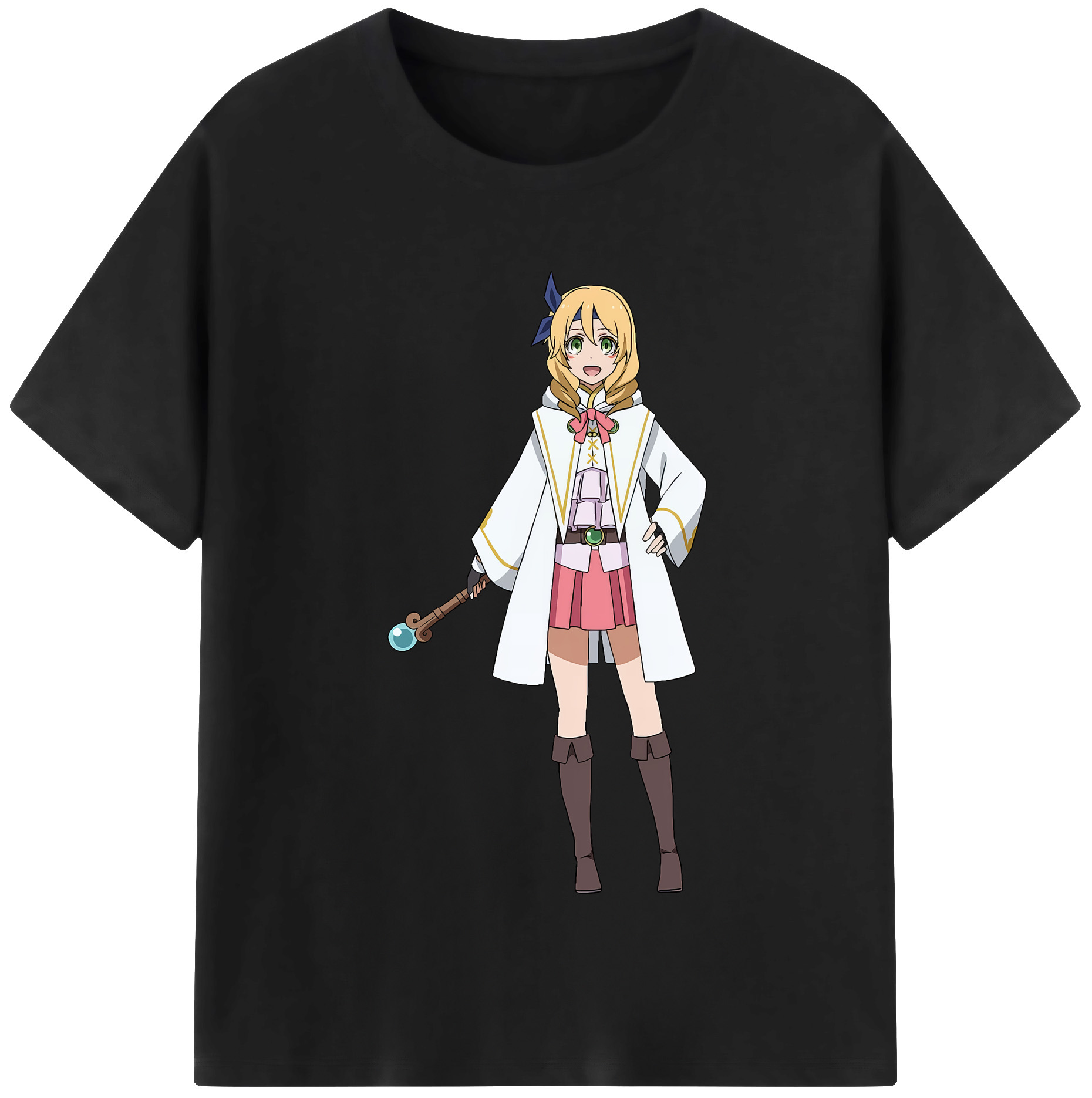 （画像用） 転スラ Regarding Reincarnated to Slime 綿100％半袖Tシャツ（フロントプリント）