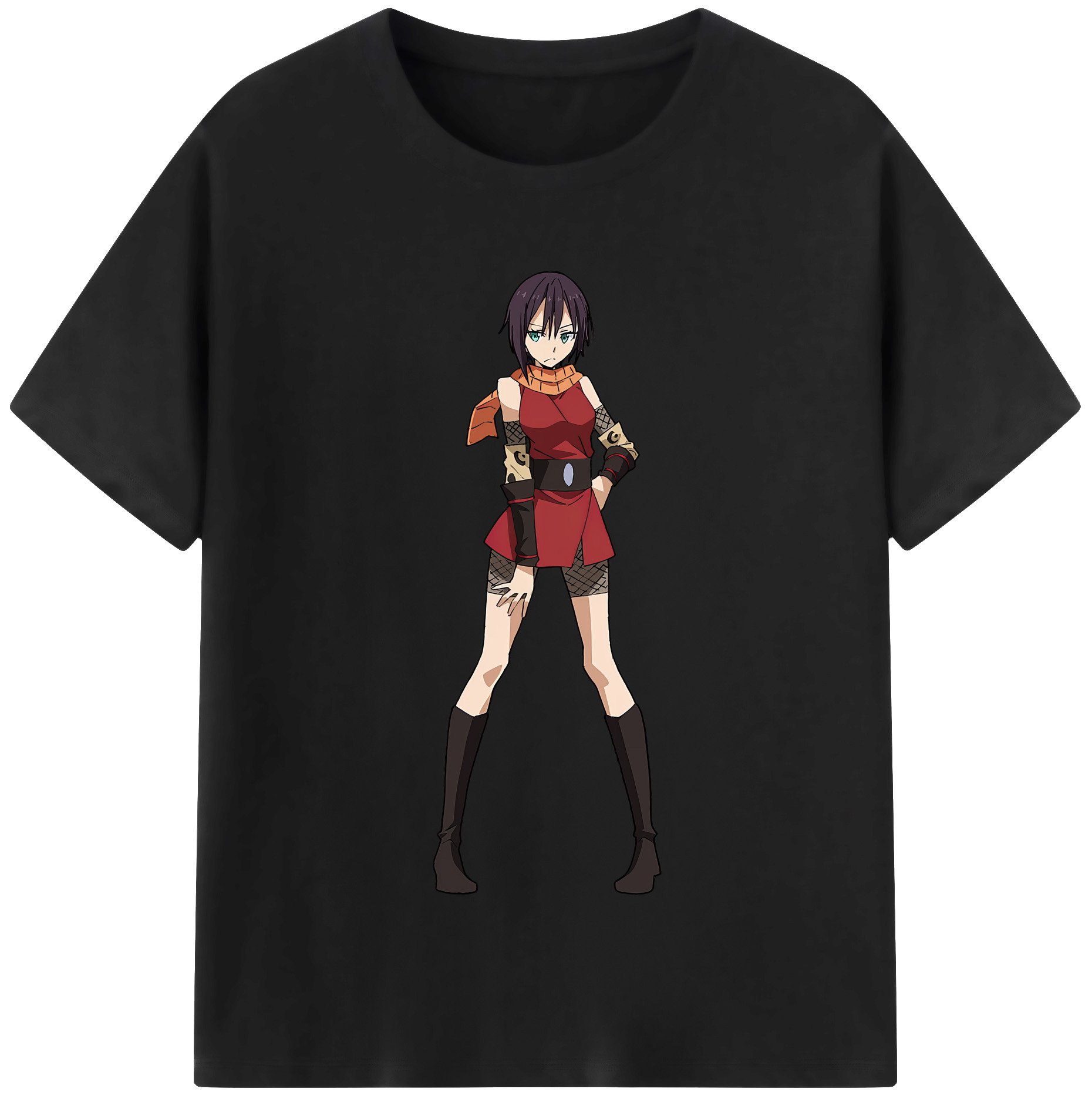 （画像用） 転スラ Regarding Reincarnated to Slime 綿100％半袖Tシャツ（フロントプリント）
