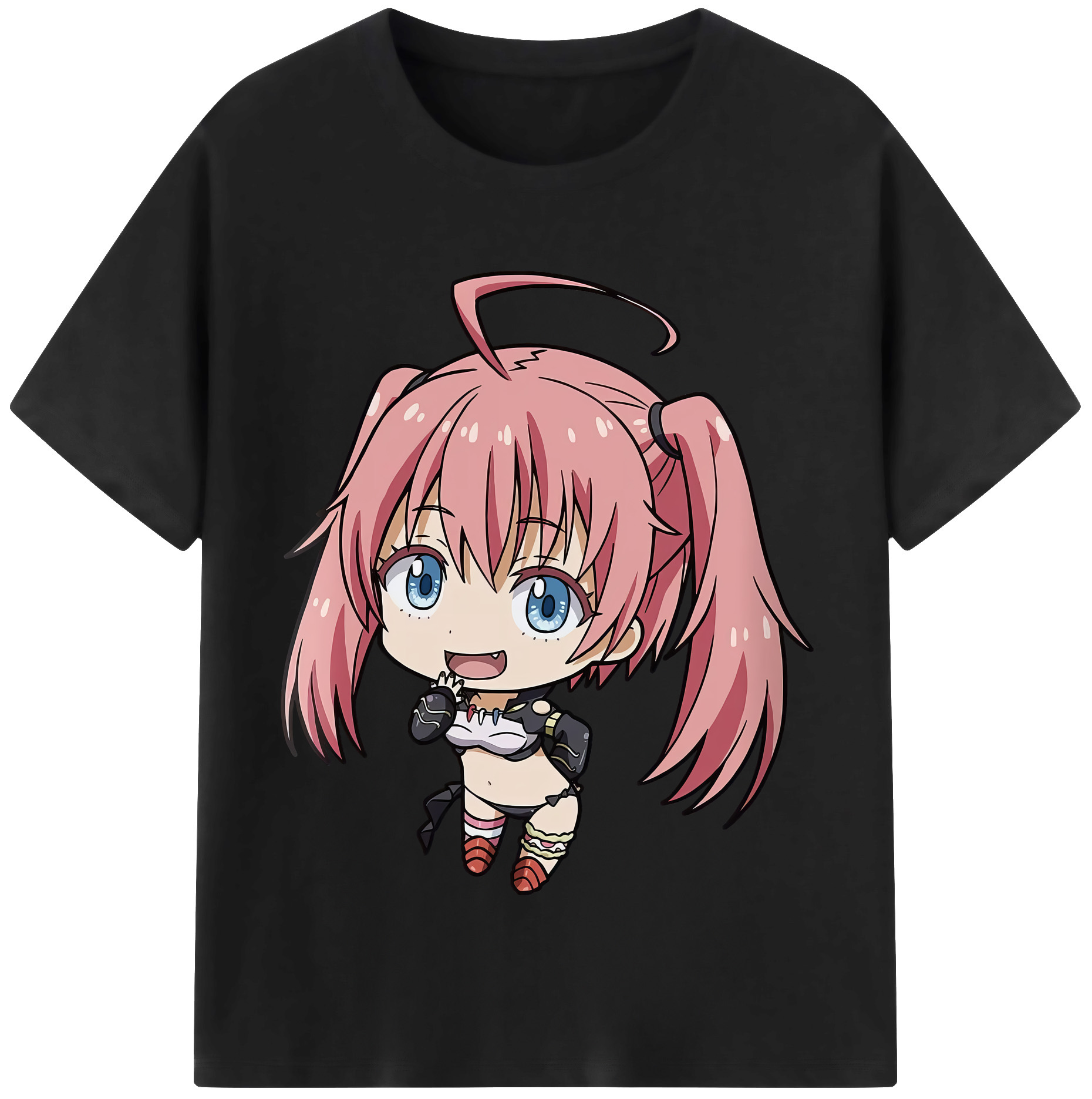 （画像用） 転スラ Regarding Reincarnated to Slime 綿100％半袖Tシャツ（フロントプリント）