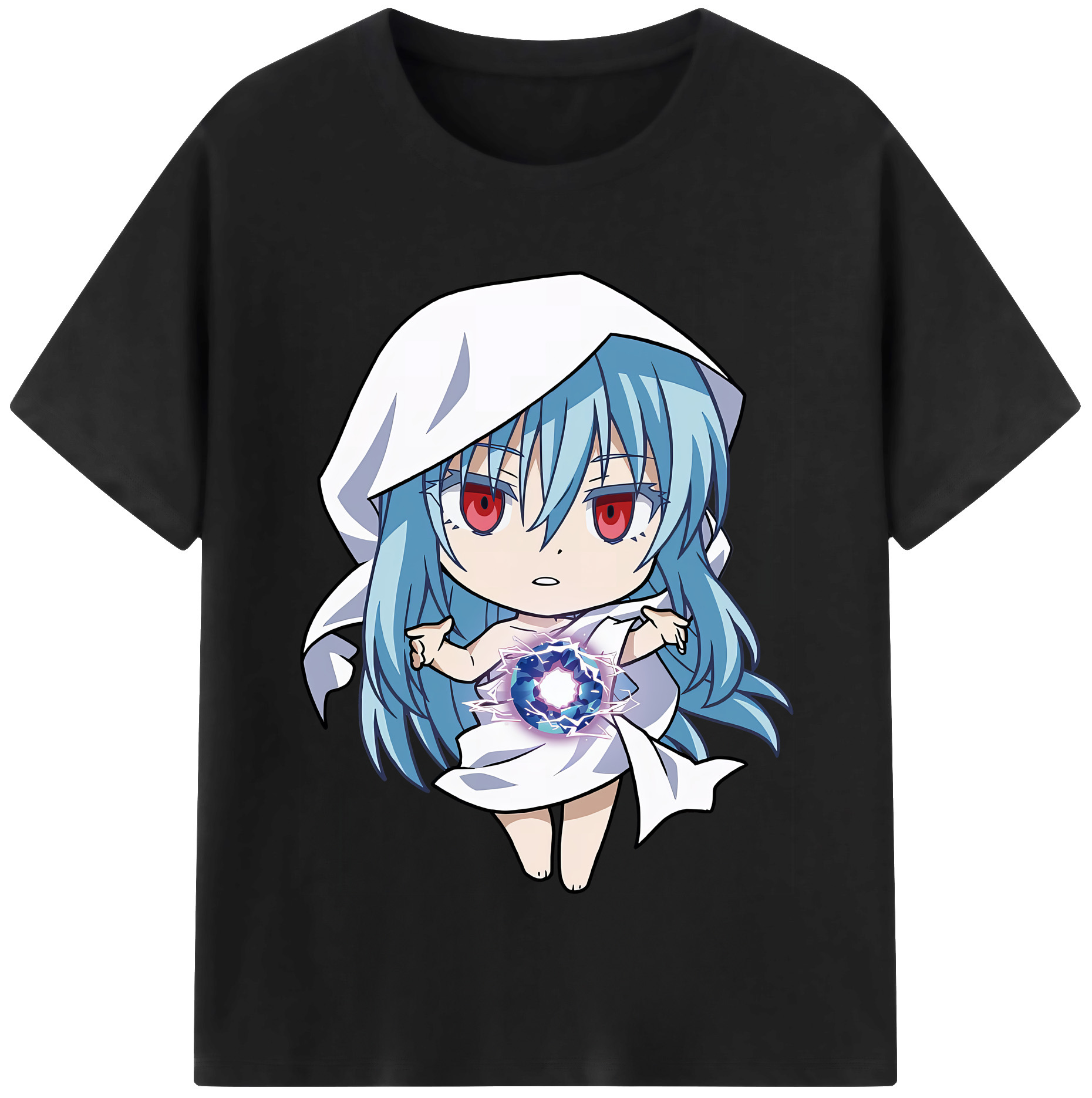 （画像用） 転スラ Regarding Reincarnated to Slime 綿100％半袖Tシャツ（フロントプリント）