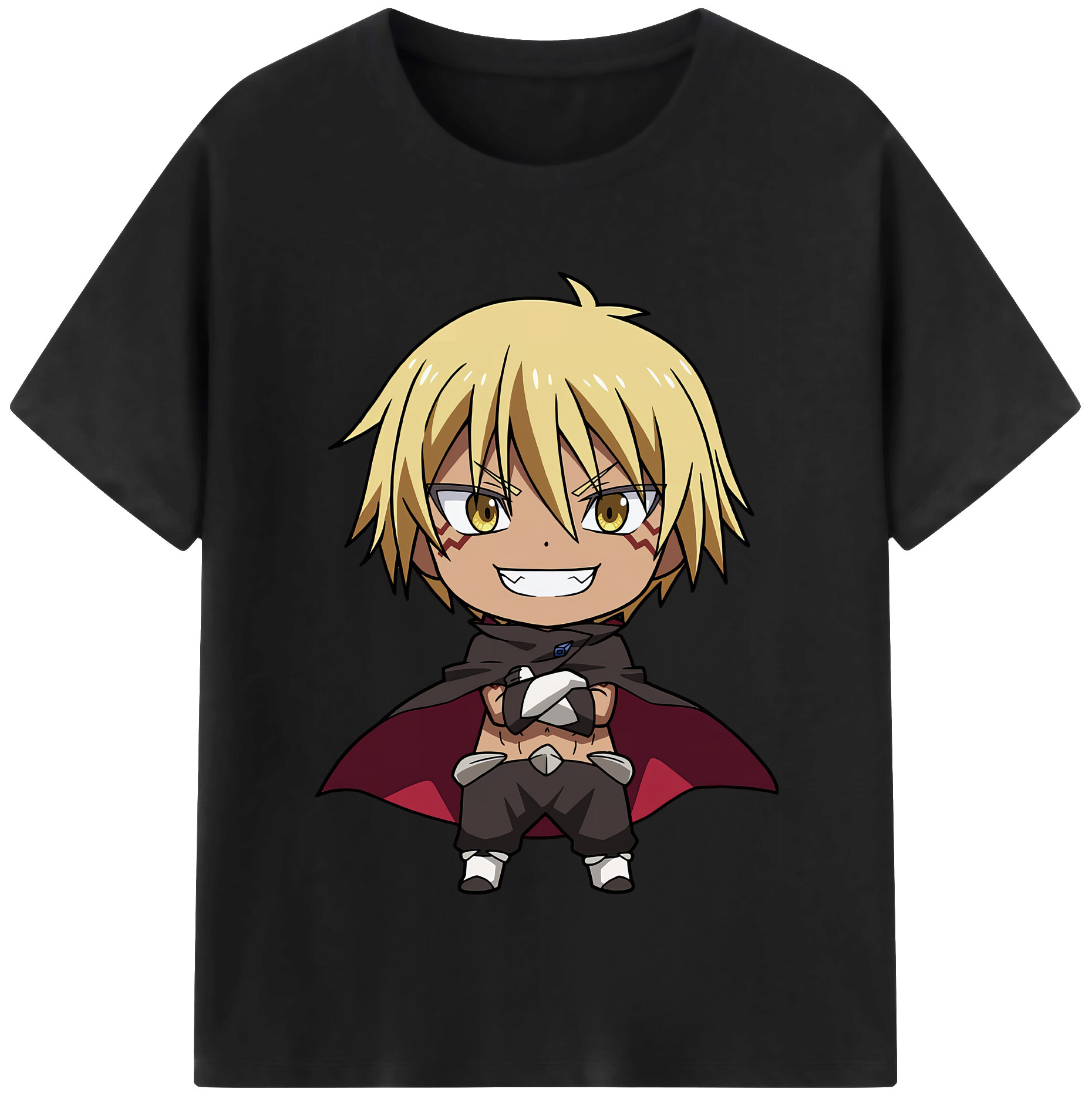 （画像用） 転スラ Regarding Reincarnated to Slime 綿100％半袖Tシャツ（フロントプリント）