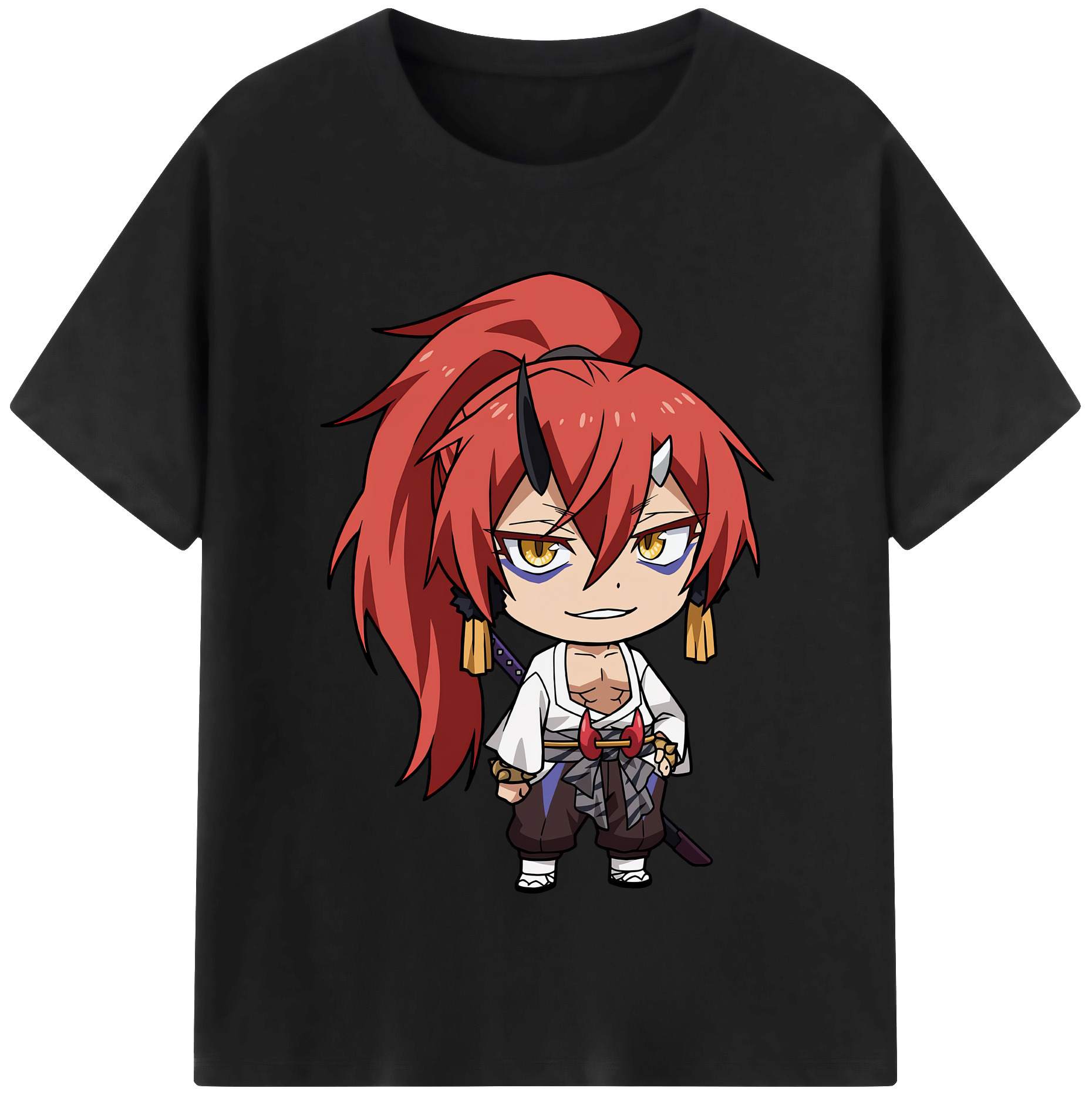 （画像用） 転スラ Regarding Reincarnated to Slime 綿100％半袖Tシャツ（フロントプリント）
